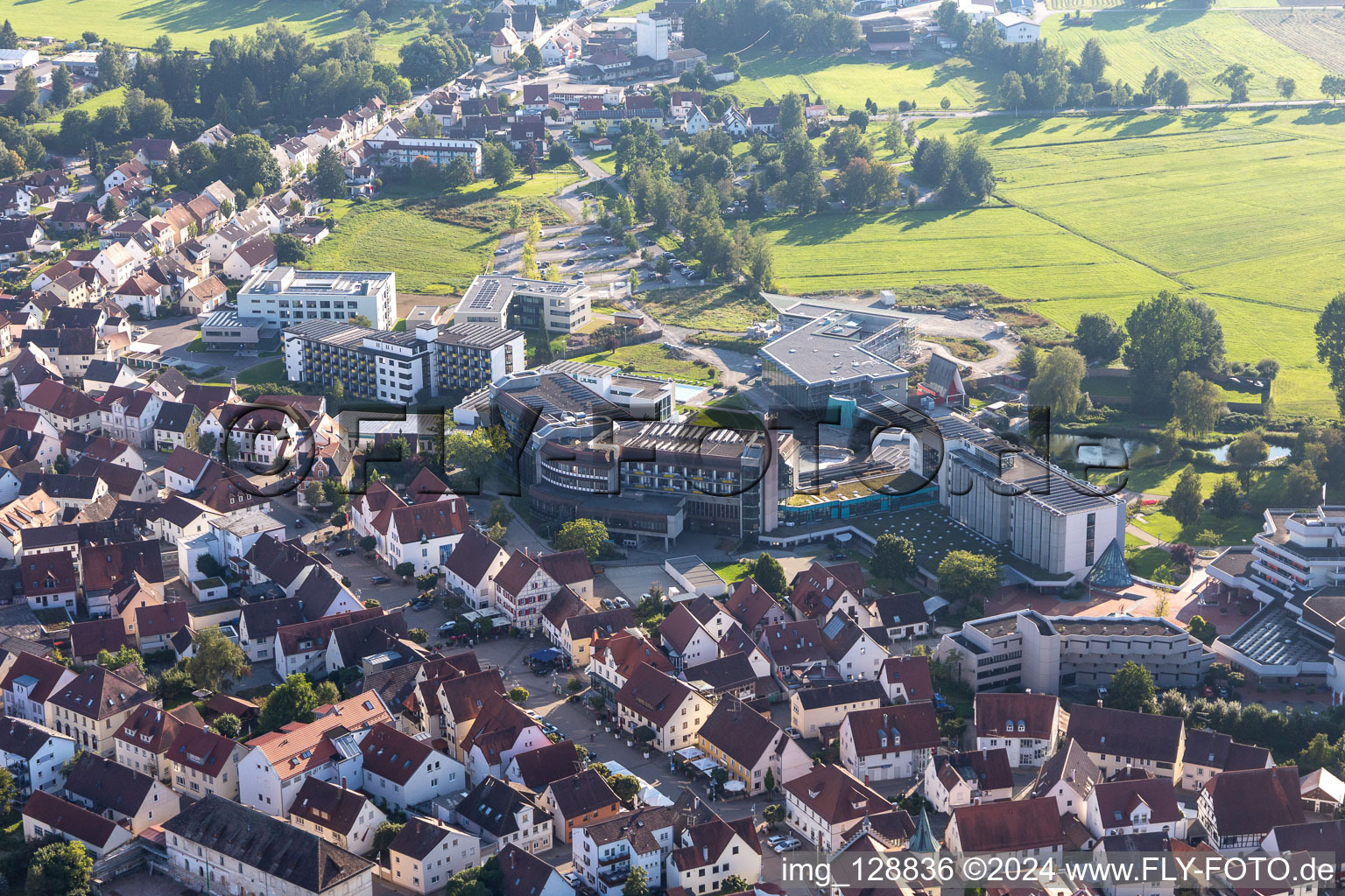 Adelindi's thermal baths Bad Buchau in Bad Buchau in the state Baden-Wuerttemberg, Germany