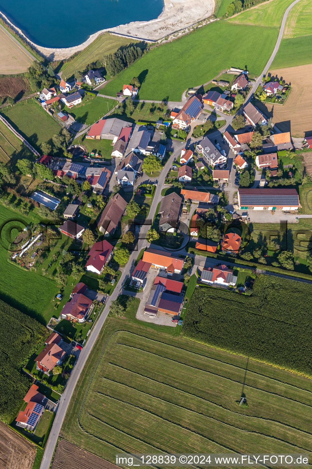 District Sattenbeuren in Bad Schussenried in the state Baden-Wuerttemberg, Germany