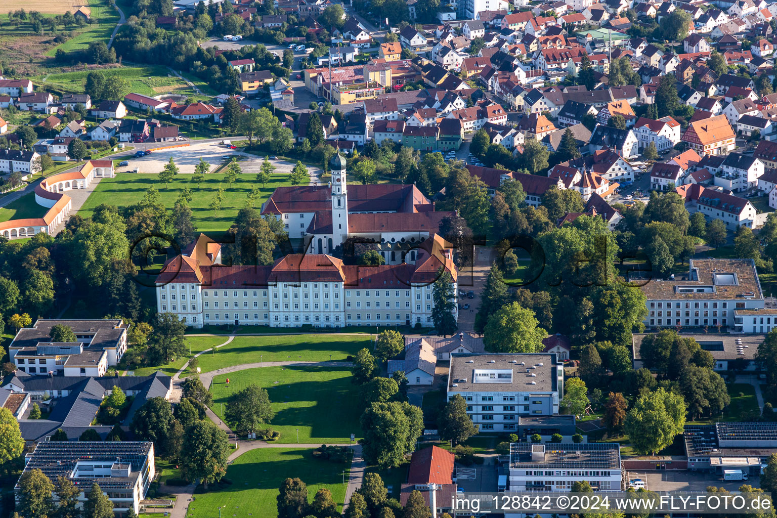 Complex of buildings of the monastery in Bad Schussenried in the state Baden-Wuerttemberg, Germany