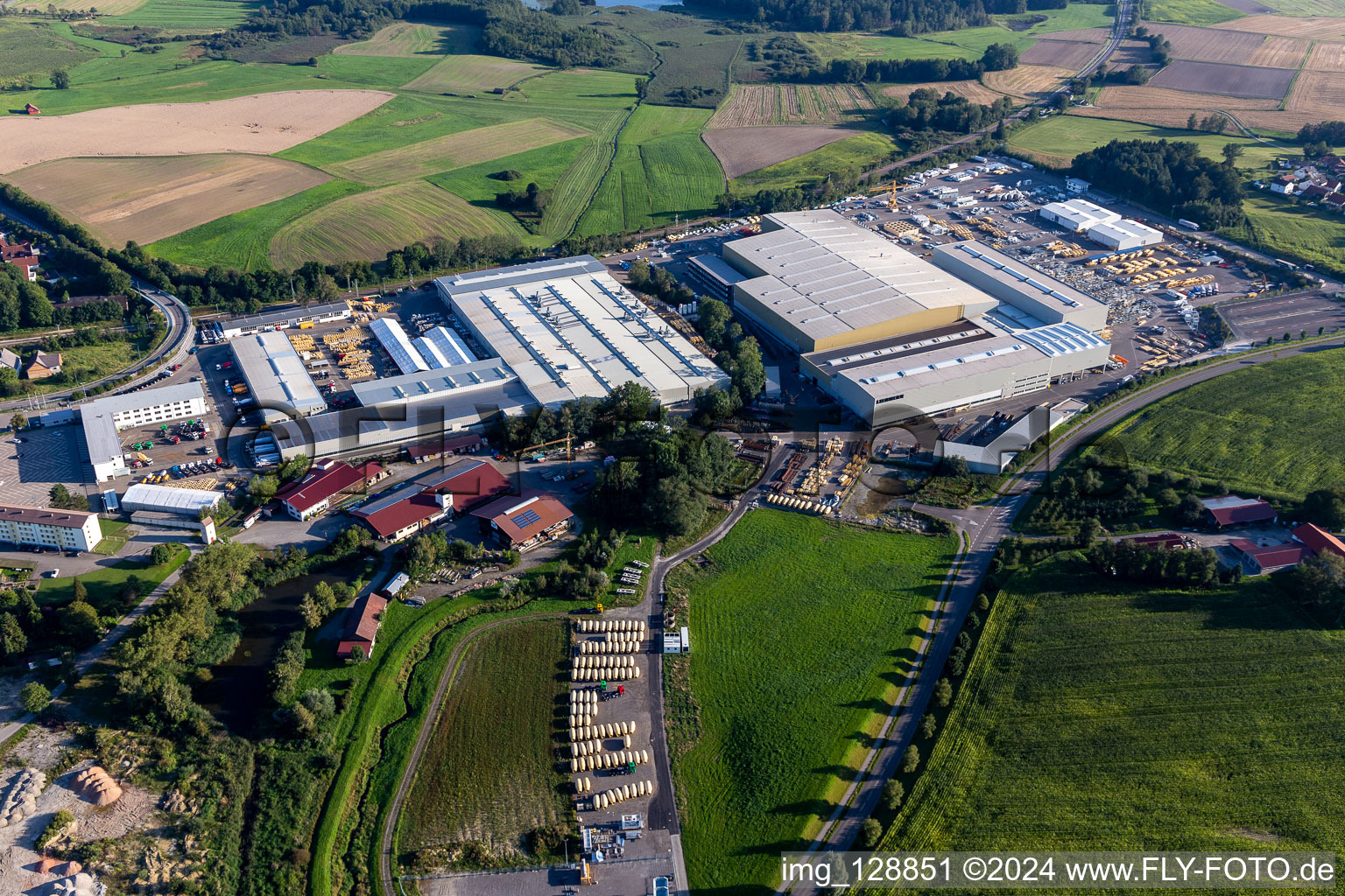 Liebherr-Mischtechnik GmbH in the district Kürnbach in Bad Schussenried in the state Baden-Wuerttemberg, Germany