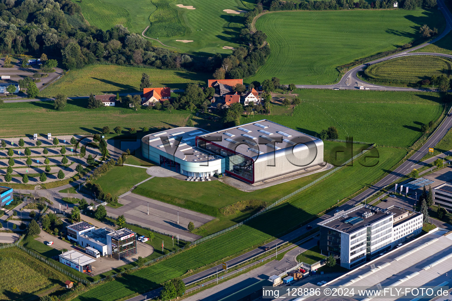 Erwin Hymer Museum in the district Hopfenweiler in Bad Waldsee in the state Baden-Wuerttemberg, Germany