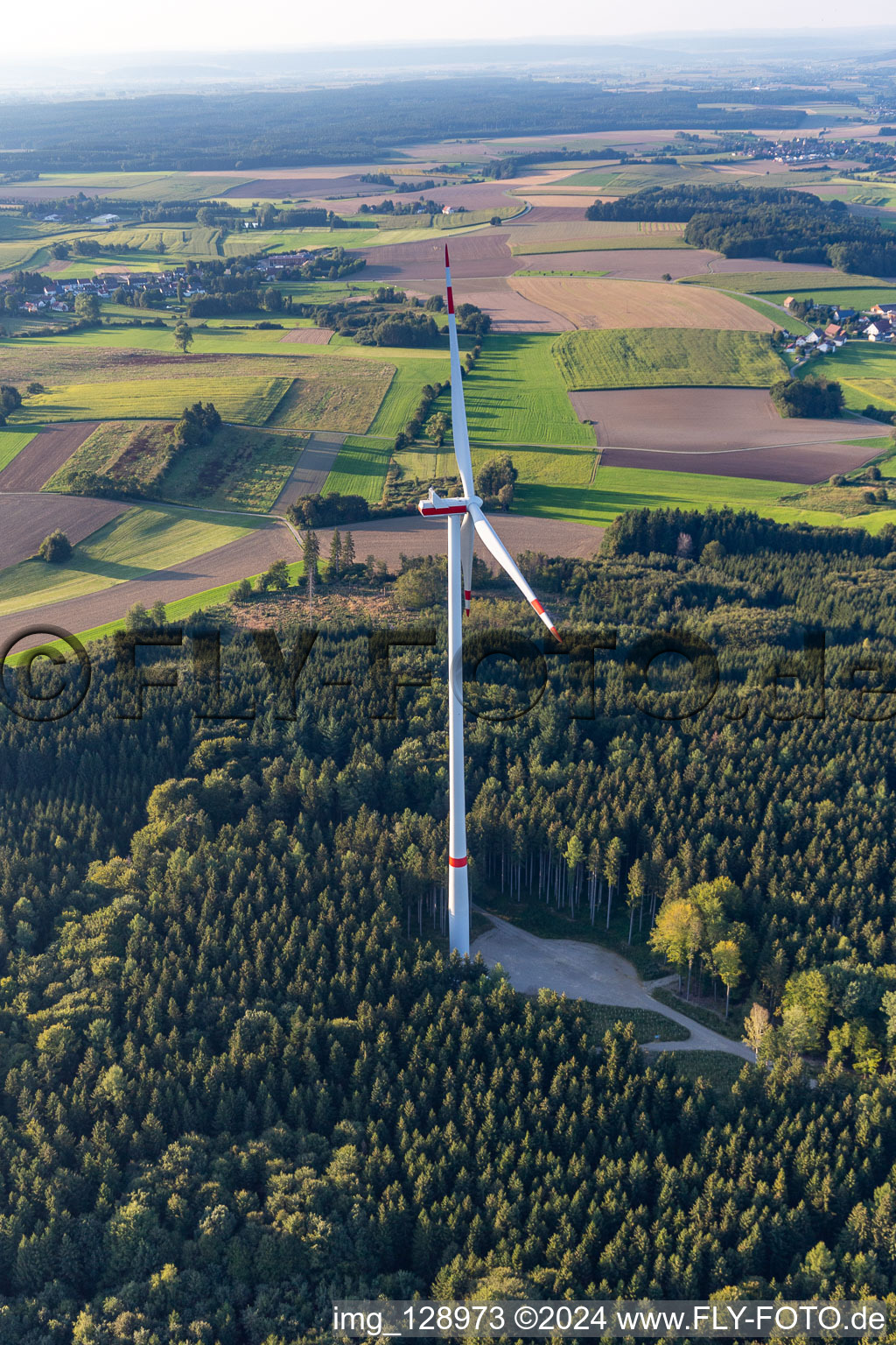 Wind farm Bad Saulgau in the district Braunenweiler in Bad Saulgau in the state Baden-Wuerttemberg, Germany