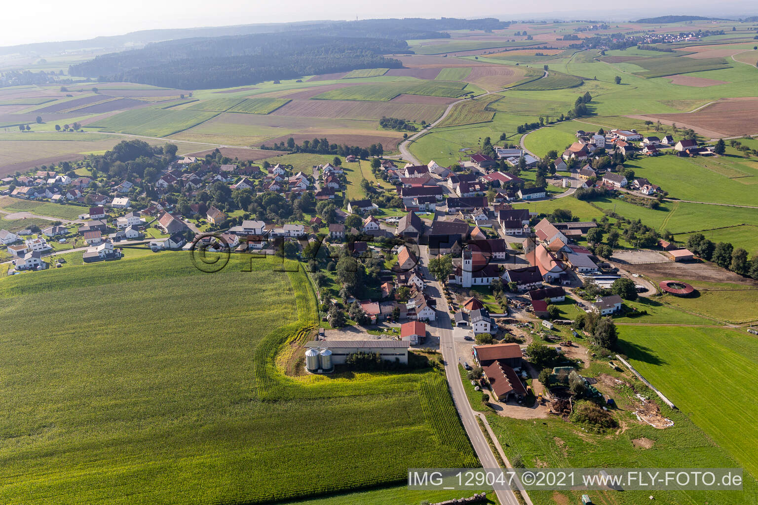 District Ottobeurerhof in Allmannsweiler in the state Baden-Wuerttemberg, Germany