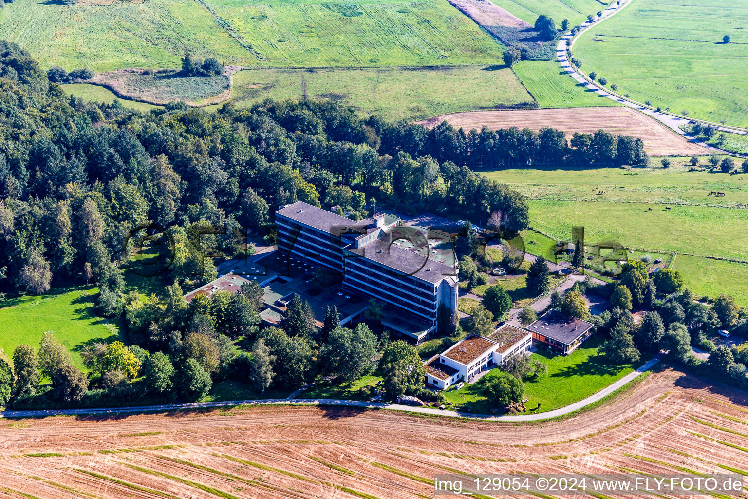 Forest Clinic in the district Zellerhof in Bad Schussenried in the state Baden-Wuerttemberg, Germany