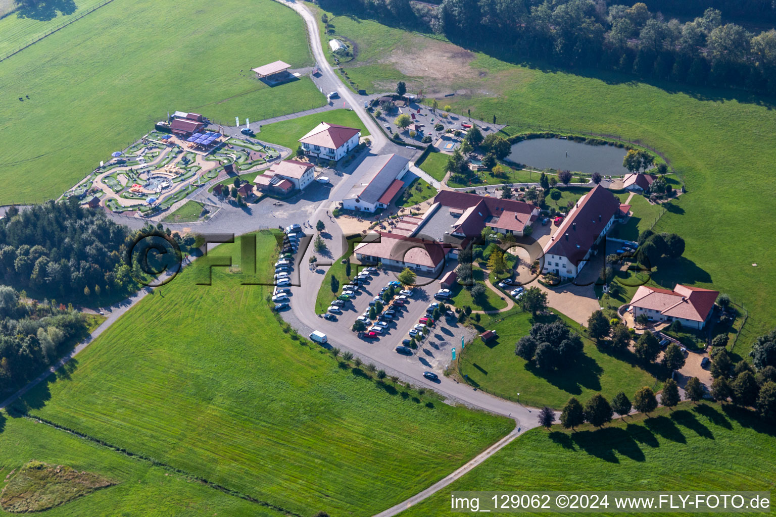 Hotel Hofgut Tiergarten in Aulendorf in the state Baden-Wuerttemberg, Germany