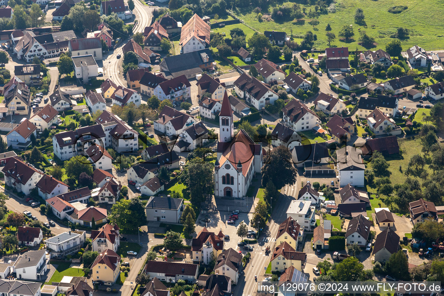 Mochenwangen Parish Church in the district Mochenwangen in Wolpertswende in the state Baden-Wuerttemberg, Germany