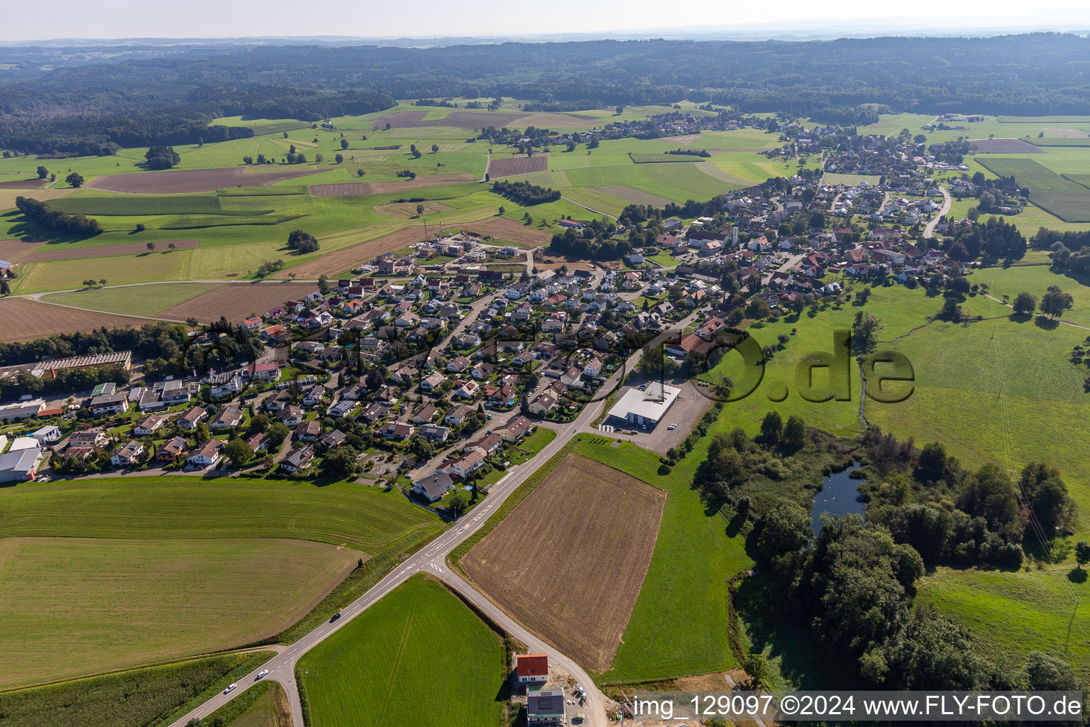 District Unterankenreute in Schlier in the state Baden-Wuerttemberg, Germany