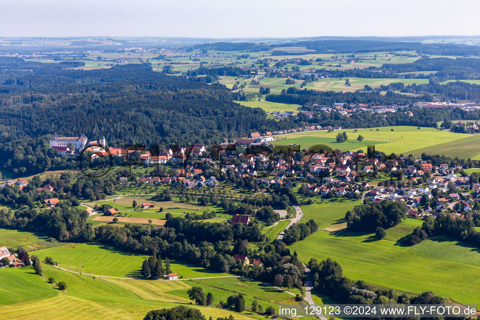 Castle Wolfegg in the district Wassers in Wolfegg in the state Baden-Wuerttemberg, Germany