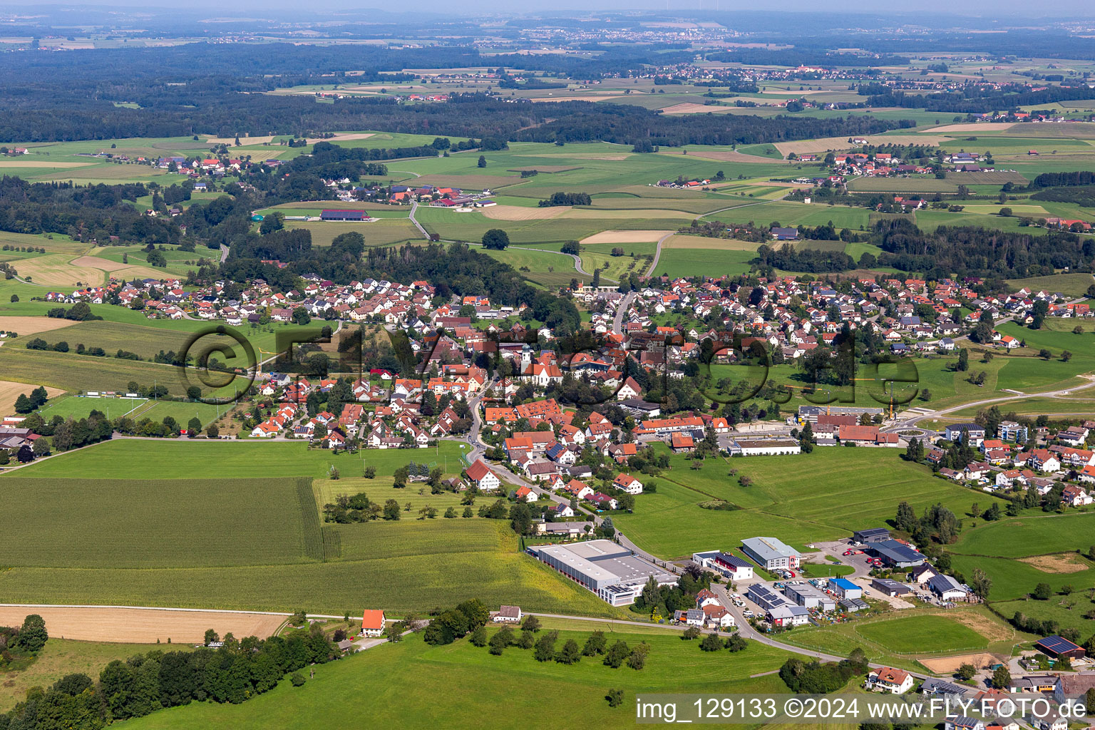 District Siegenwieden in Bergatreute in the state Baden-Wuerttemberg, Germany