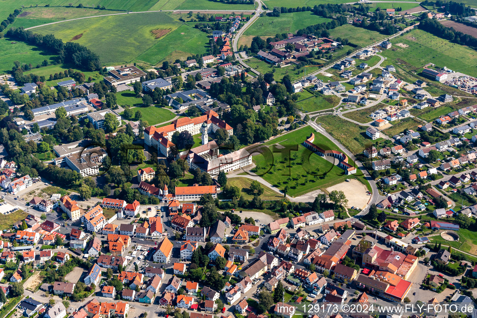 Schussenried Monastery. Saint Magnus in the district Roppertsweiler in Bad Schussenried in the state Baden-Wuerttemberg, Germany