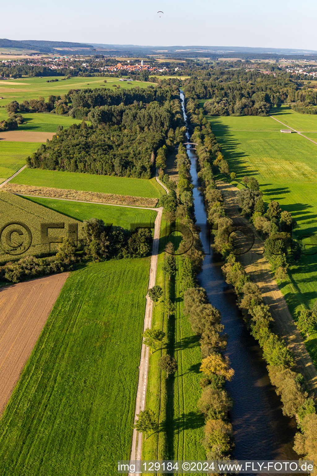 Danube in the district Waldhausen in Altheim in the state Baden-Wuerttemberg, Germany