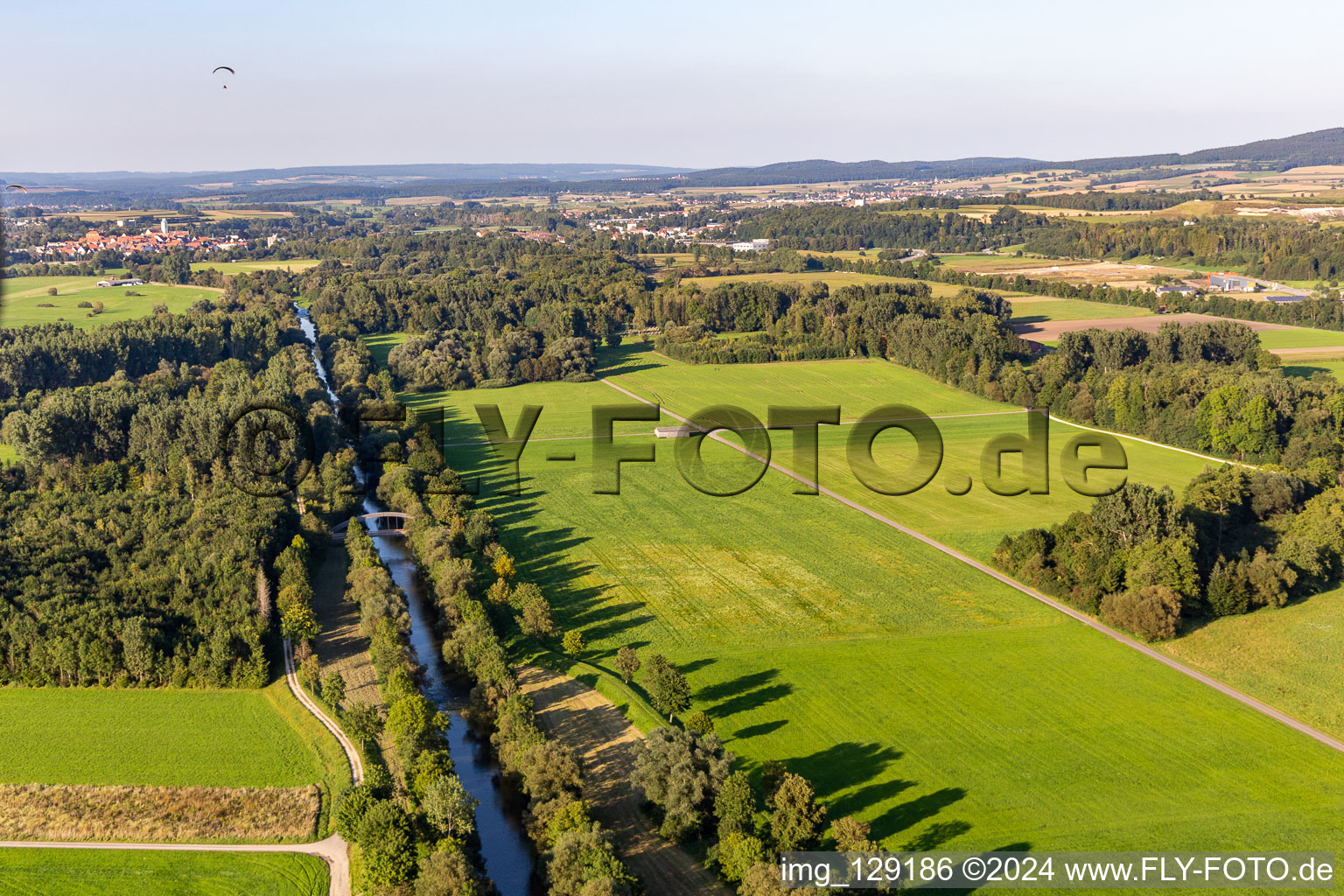 Danube in the district Lochham in Altheim in the state Baden-Wuerttemberg, Germany