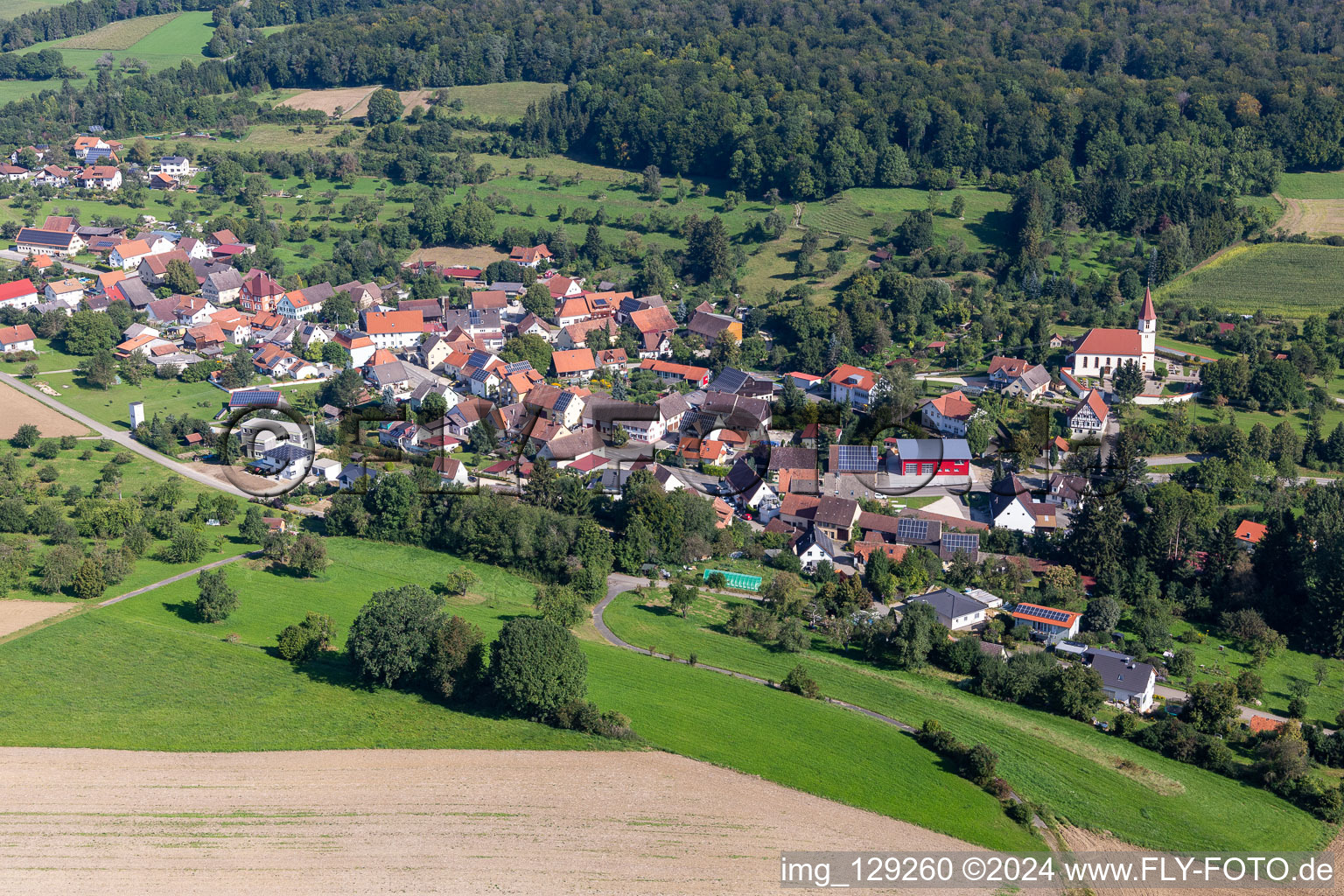 District Pflummern in Riedlingen in the state Baden-Wuerttemberg, Germany