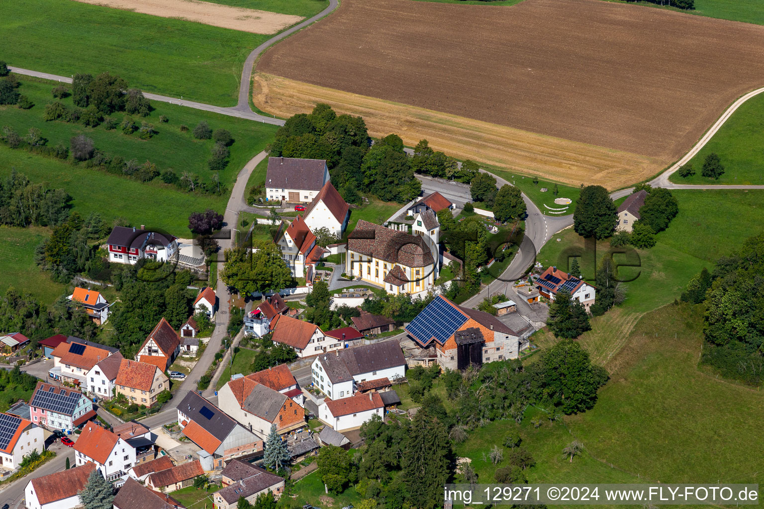 St. James in the district Dürrenwaldstetten in Langenenslingen in the state Baden-Wuerttemberg, Germany