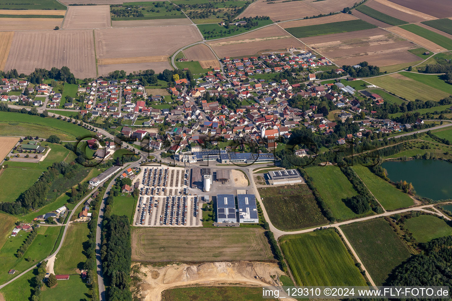 District Andelfingen in Langenenslingen in the state Baden-Wuerttemberg, Germany