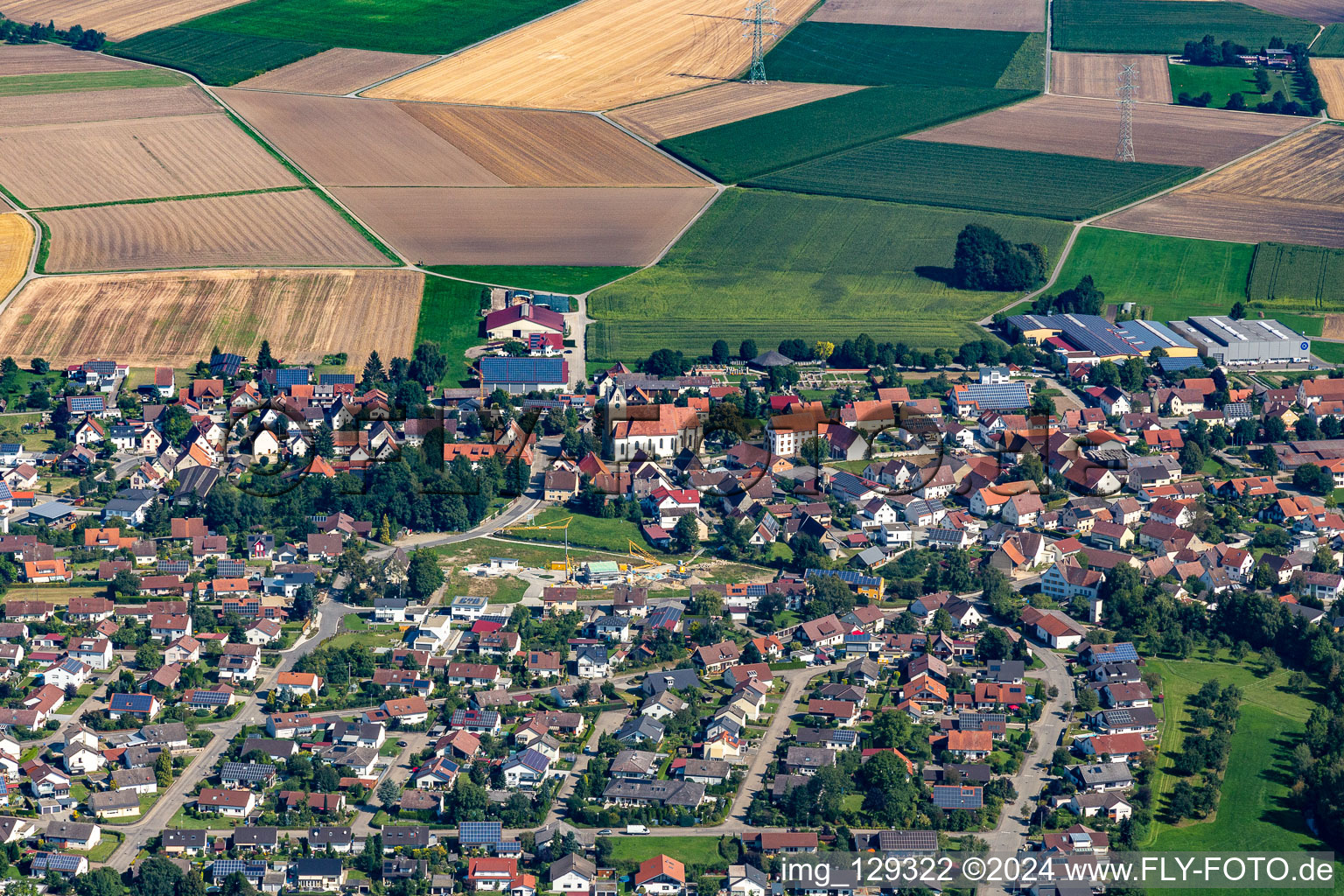 Parish Church of St. Martin in Altheim in the state Baden-Wuerttemberg, Germany