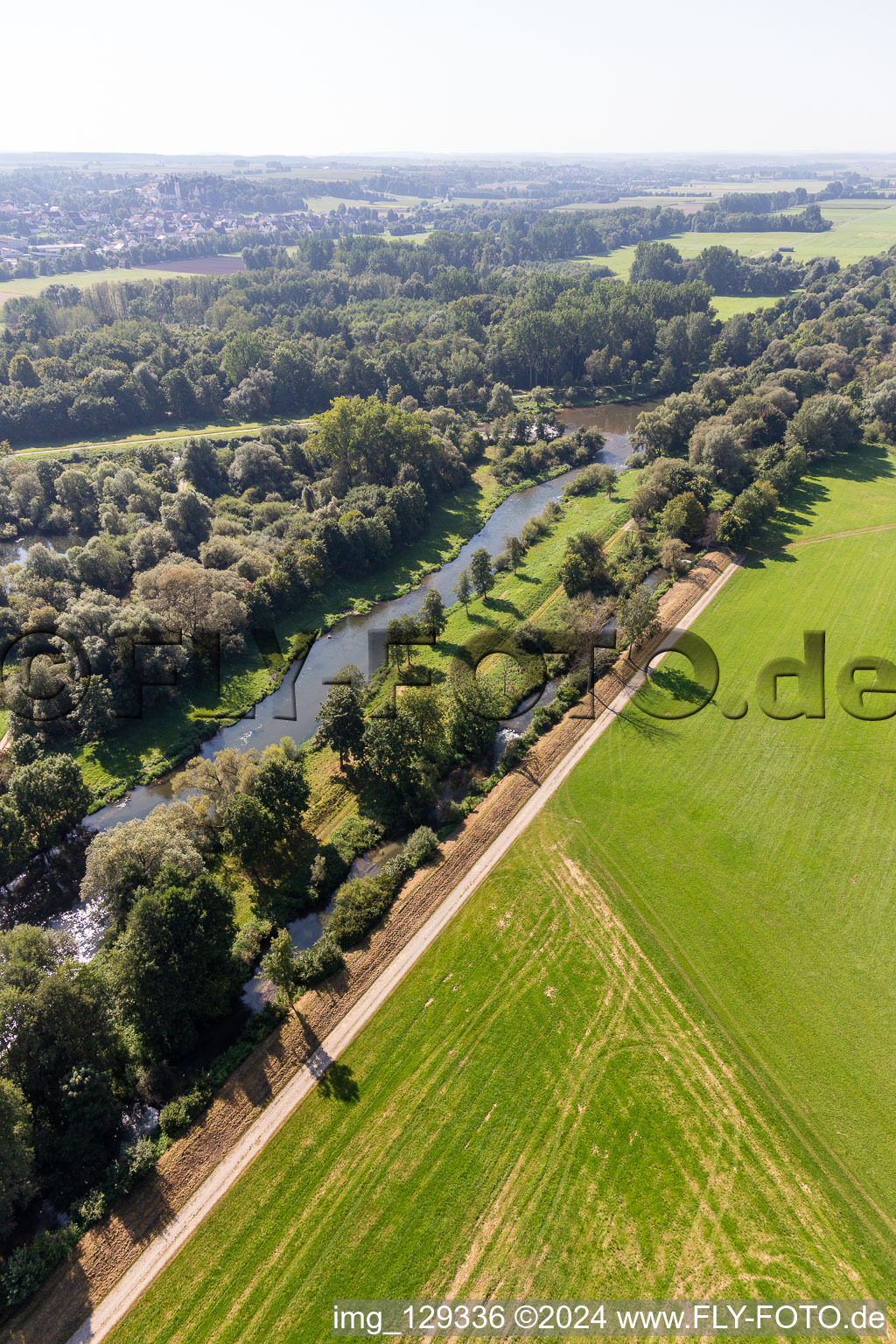 Danube in Riedlingen in the state Baden-Wuerttemberg, Germany