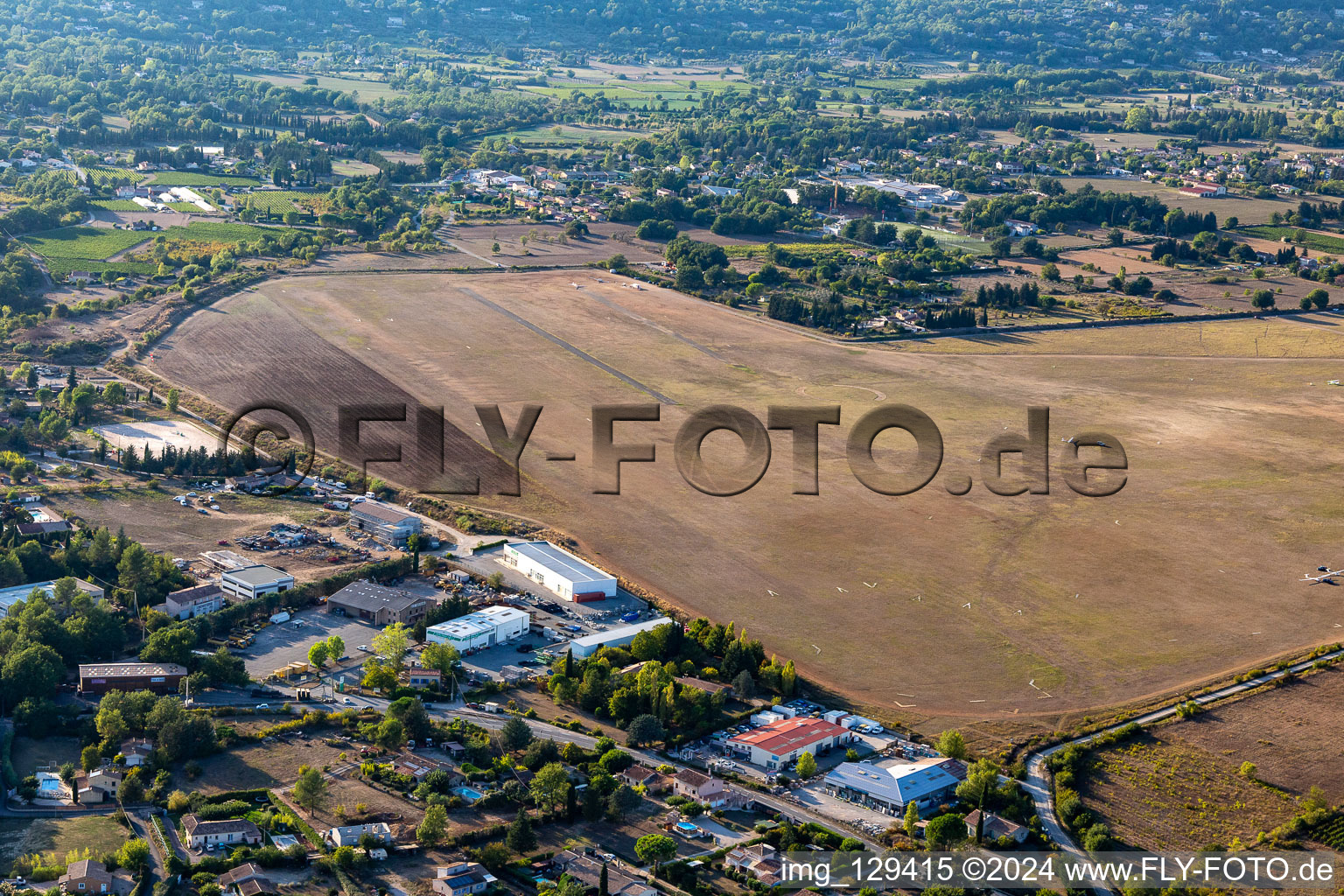 Tourrettes Airfield in Fayence in the state Var, France