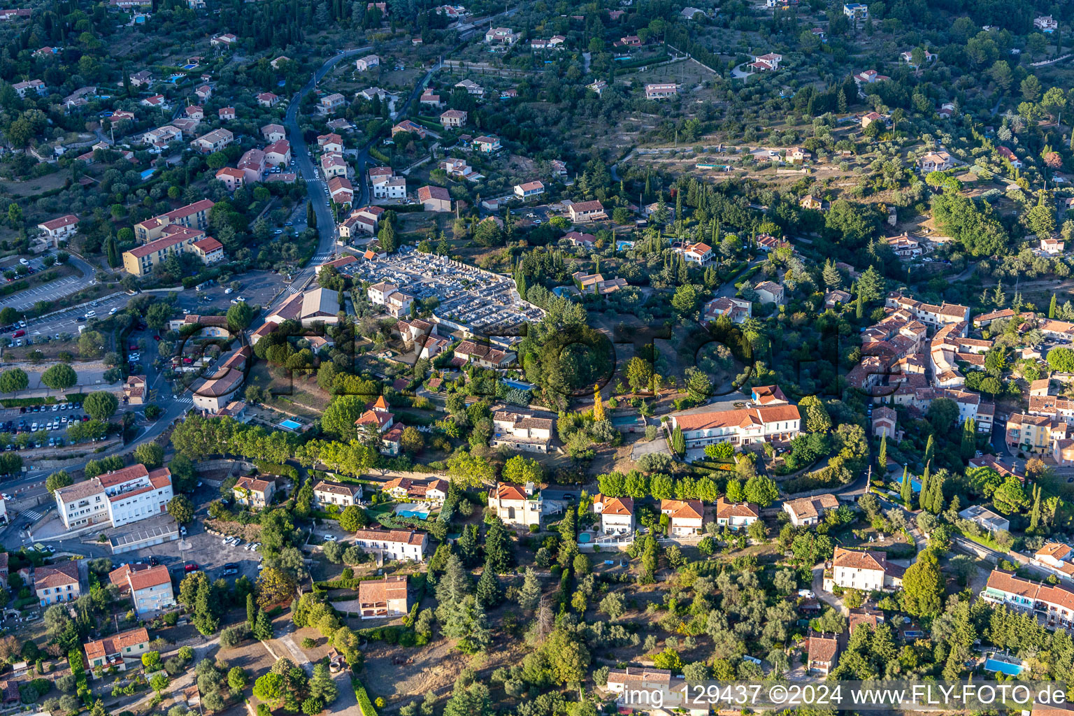 Old Cemetery in Fayence in the state Var, France