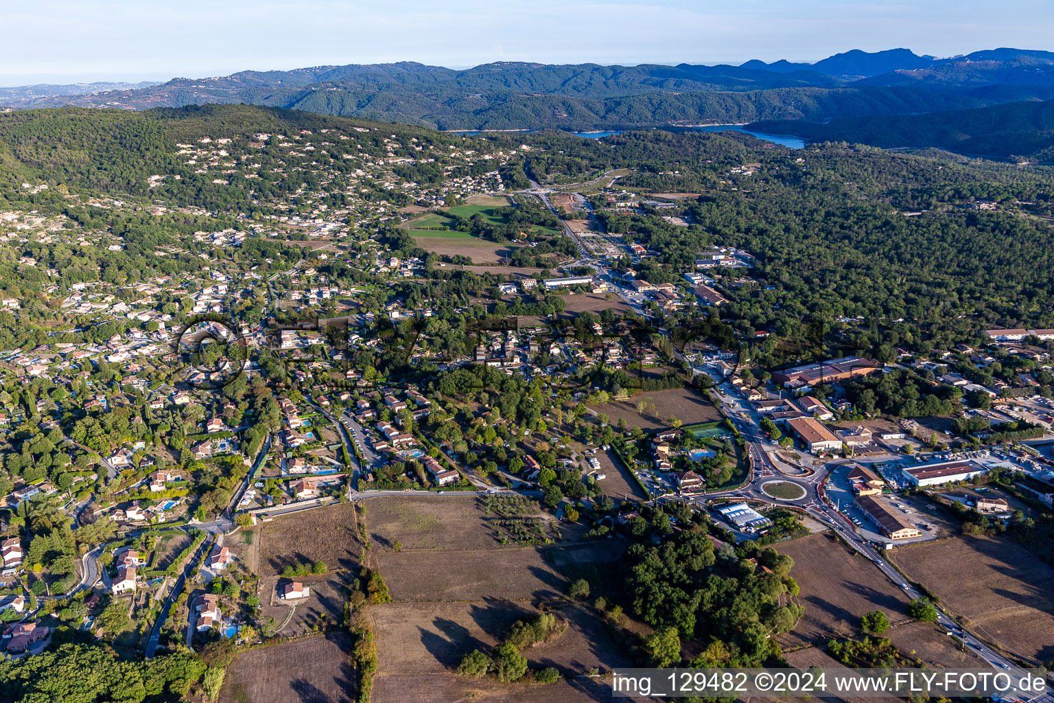 Montauroux in the state Var, France out of the air