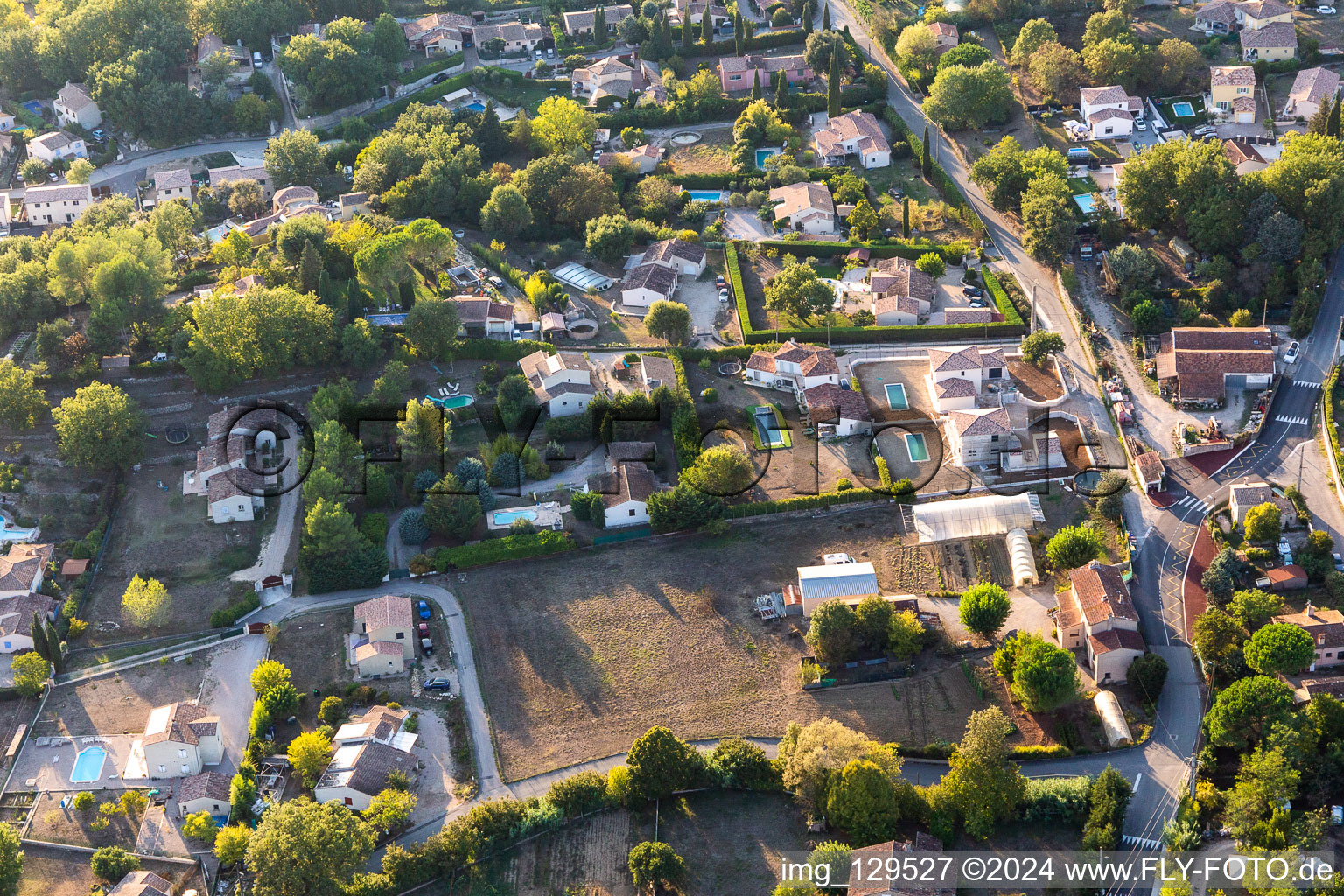 Aerial photograpy of Montauroux in the state Var, France