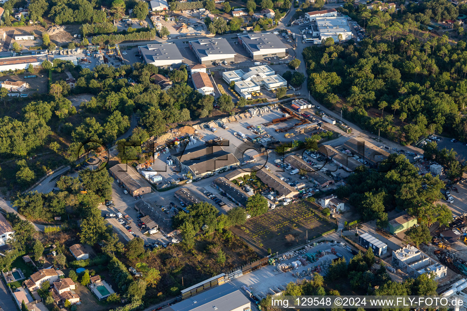 Bird's eye view of Montauroux in the state Var, France