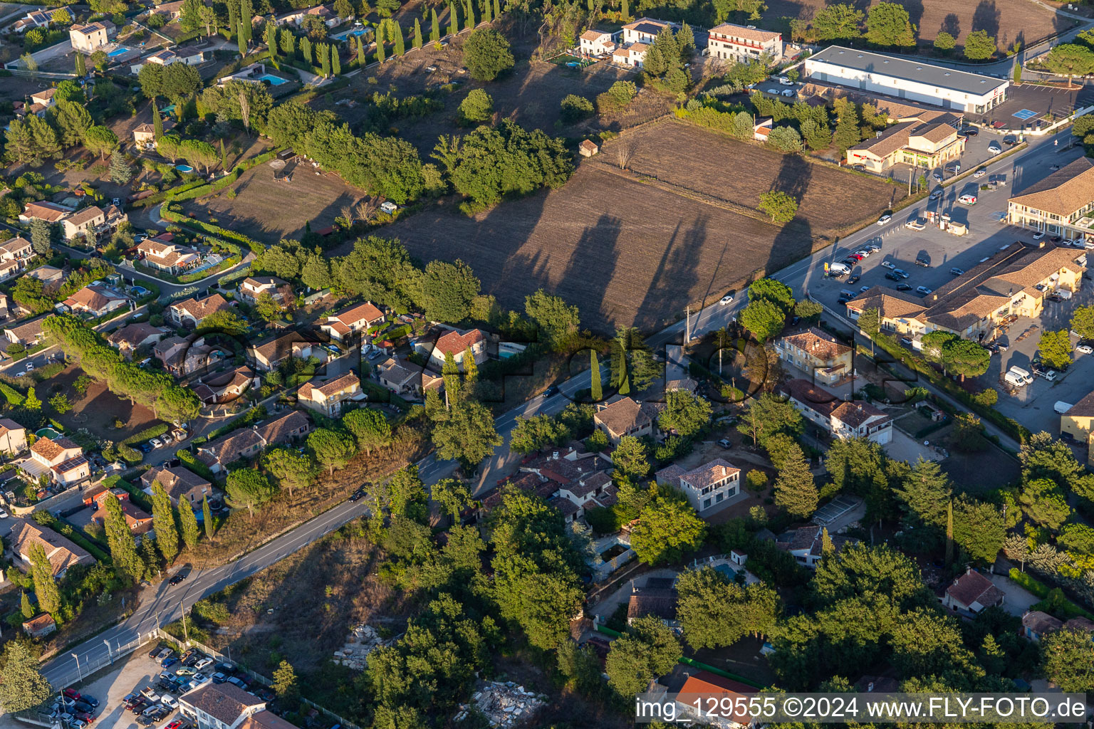 Montauroux in the state Var, France from a drone