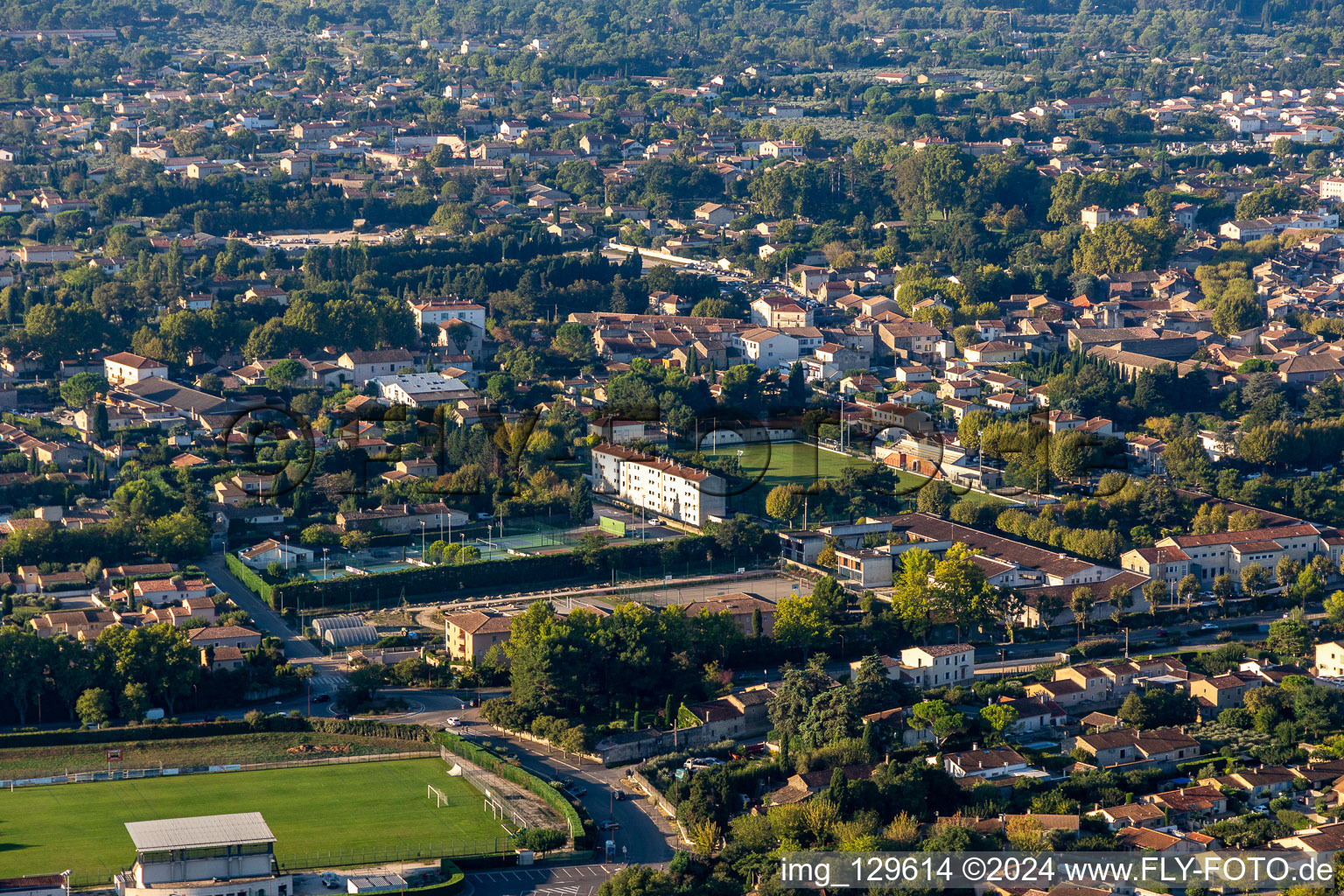 Stade de la Petite Crau in the district Partie Nord Est in Saint-Rémy-de-Provence in the state Bouches du Rhone, France