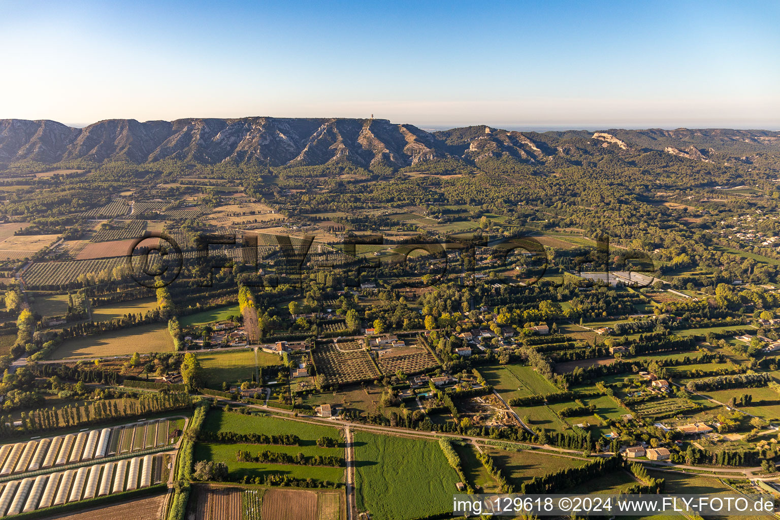 Massif des Alpilles, Château Romanin in the district Les Écarts in Saint-Rémy-de-Provence in the state Bouches du Rhone, France