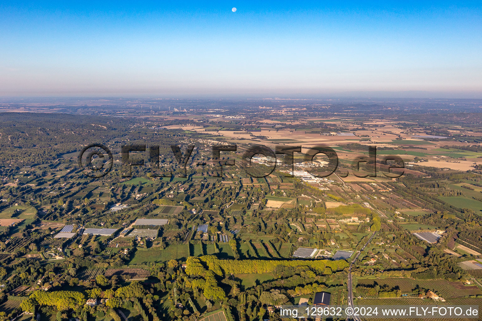 District Les Écarts in Saint-Rémy-de-Provence in the state Bouches du Rhone, France