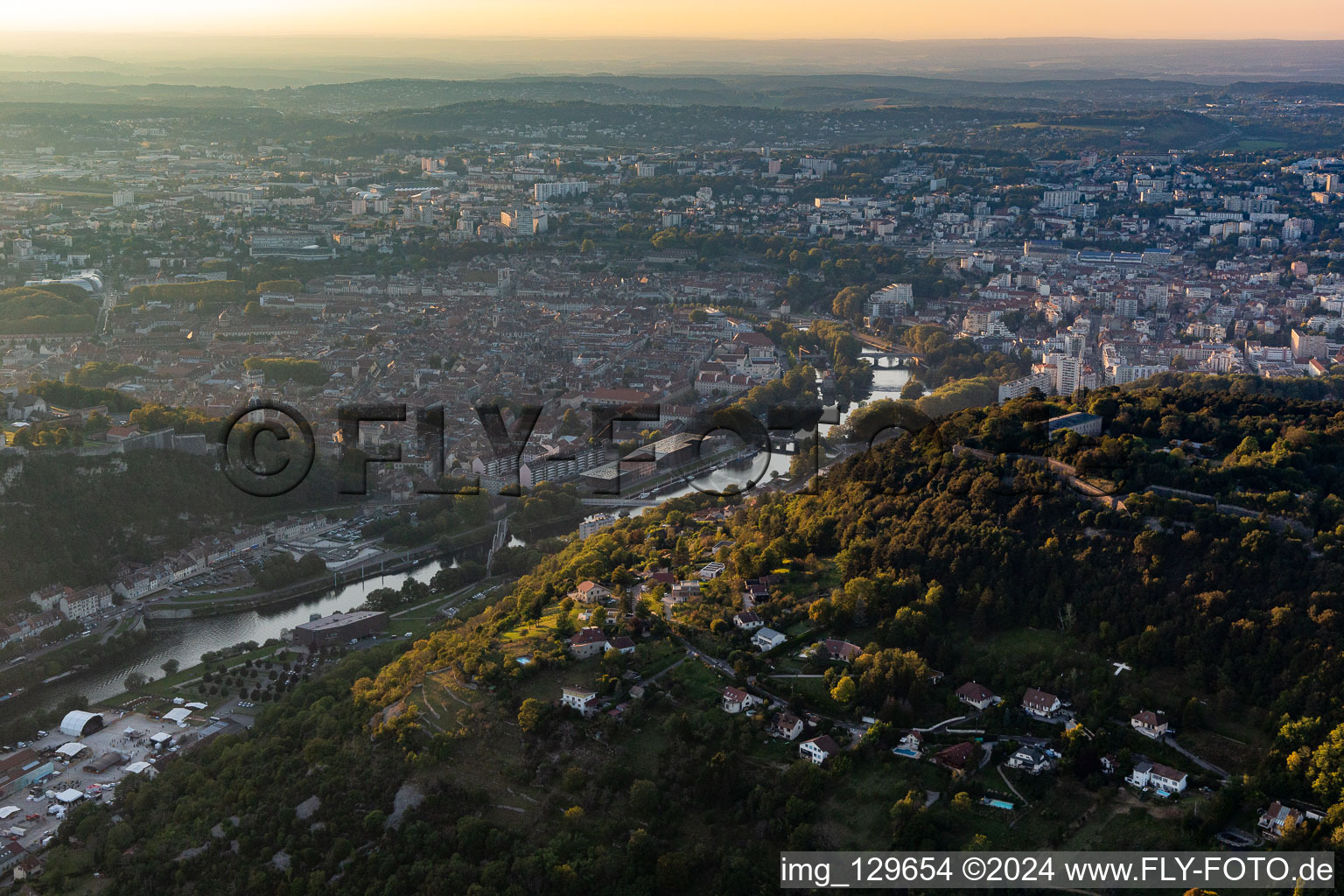 The terraces of Besançon in Besançon in the state Doubles, France