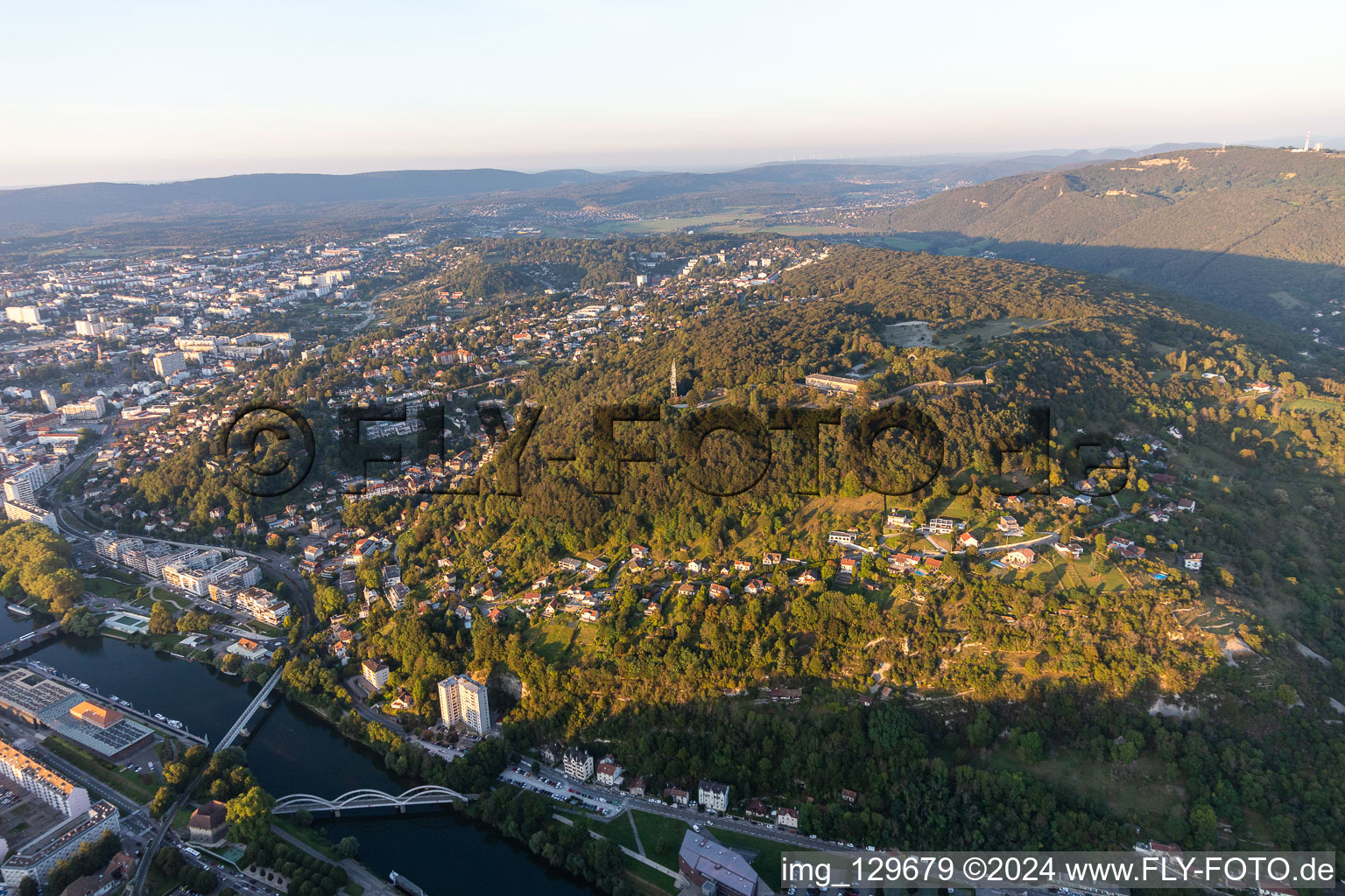 Fort de Begille in the district Brégille in Besançon in the state Doubles, France