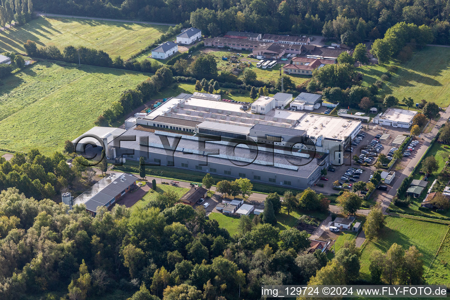 Webasto Mechatronics in the district Schaidt in Wörth am Rhein in the state Rhineland-Palatinate, Germany out of the air