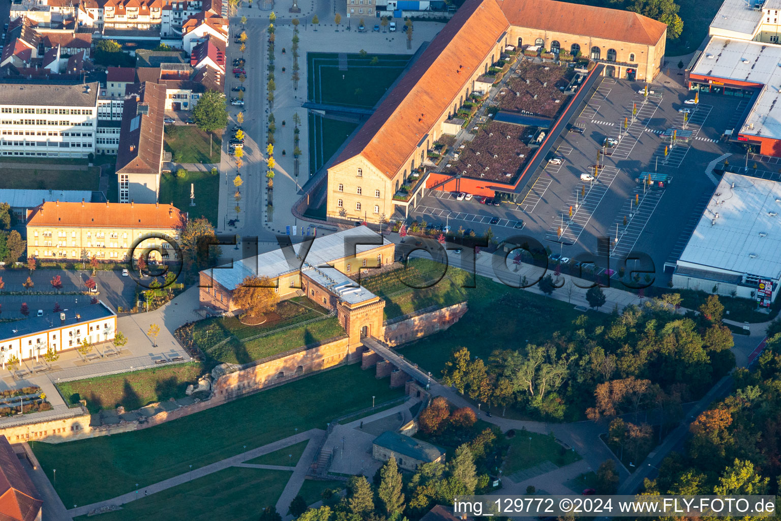 Weissenburg Gate Building in Germersheim in the state Rhineland-Palatinate, Germany