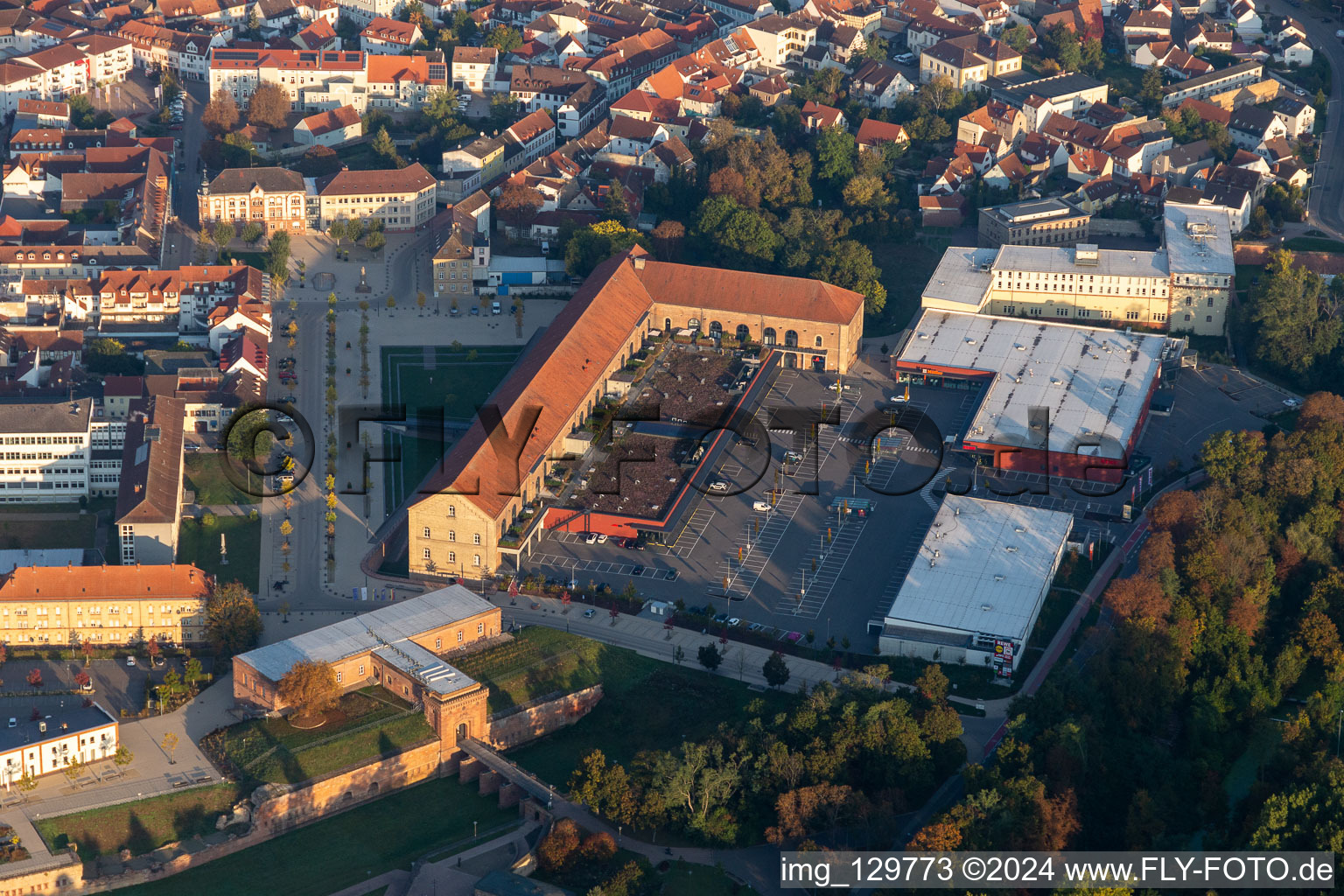 FMZ city barracks in Germersheim in the state Rhineland-Palatinate, Germany