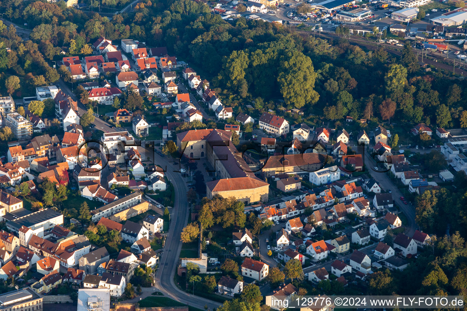 Museum building ensemble of the German Street-Museum in Germersheim in the state Rhineland-Palatinate, Germany