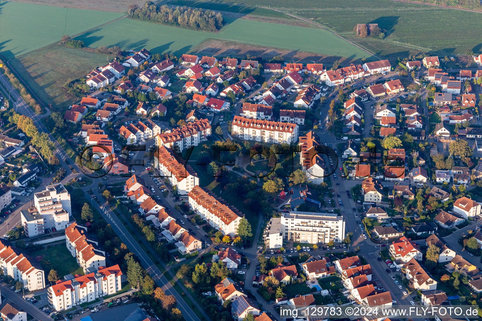 Geschwister-Scholl-Straße in Germersheim in the state Rhineland-Palatinate, Germany