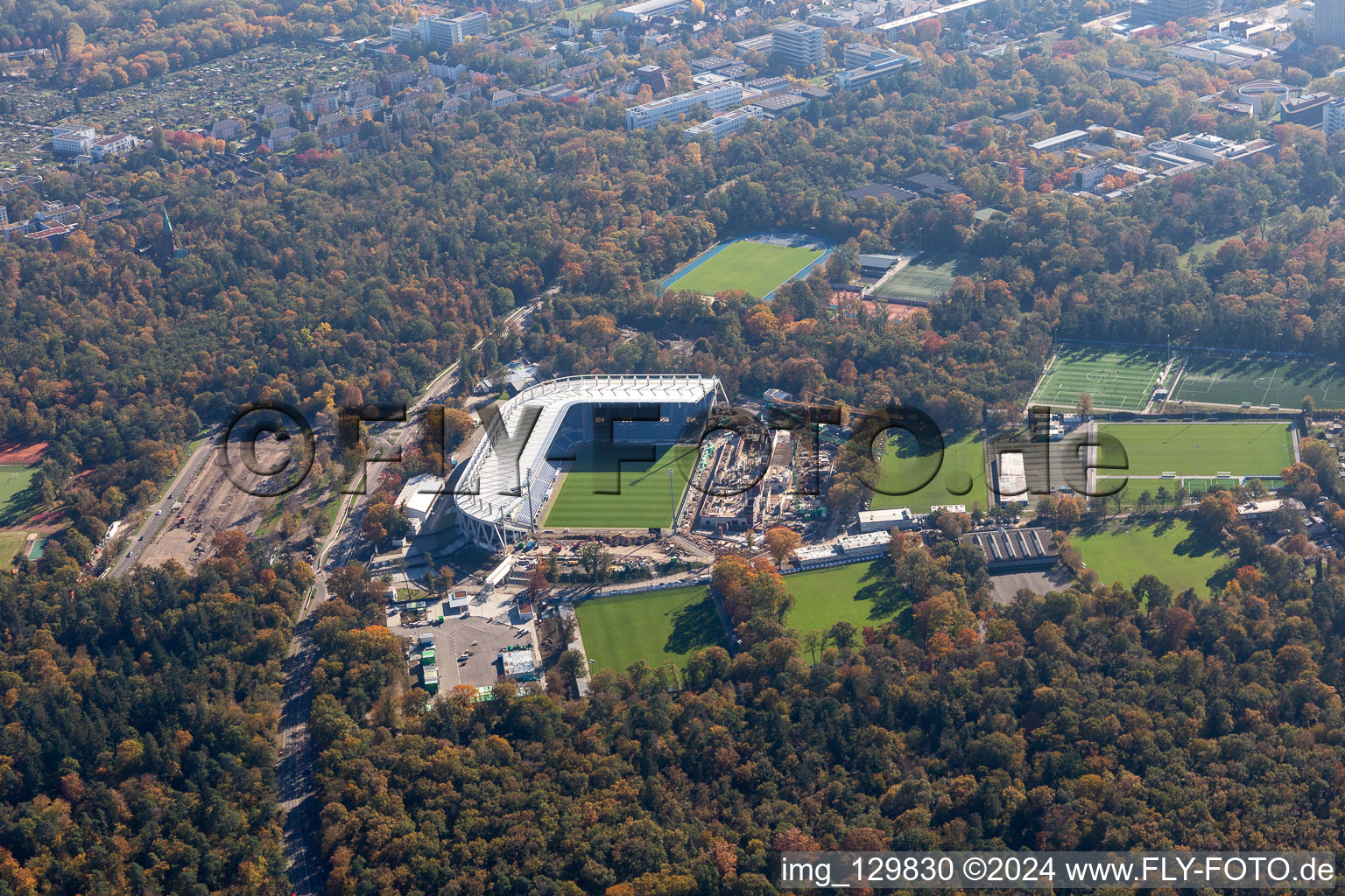 District Innenstadt-Ost in Karlsruhe in the state Baden-Wuerttemberg, Germany