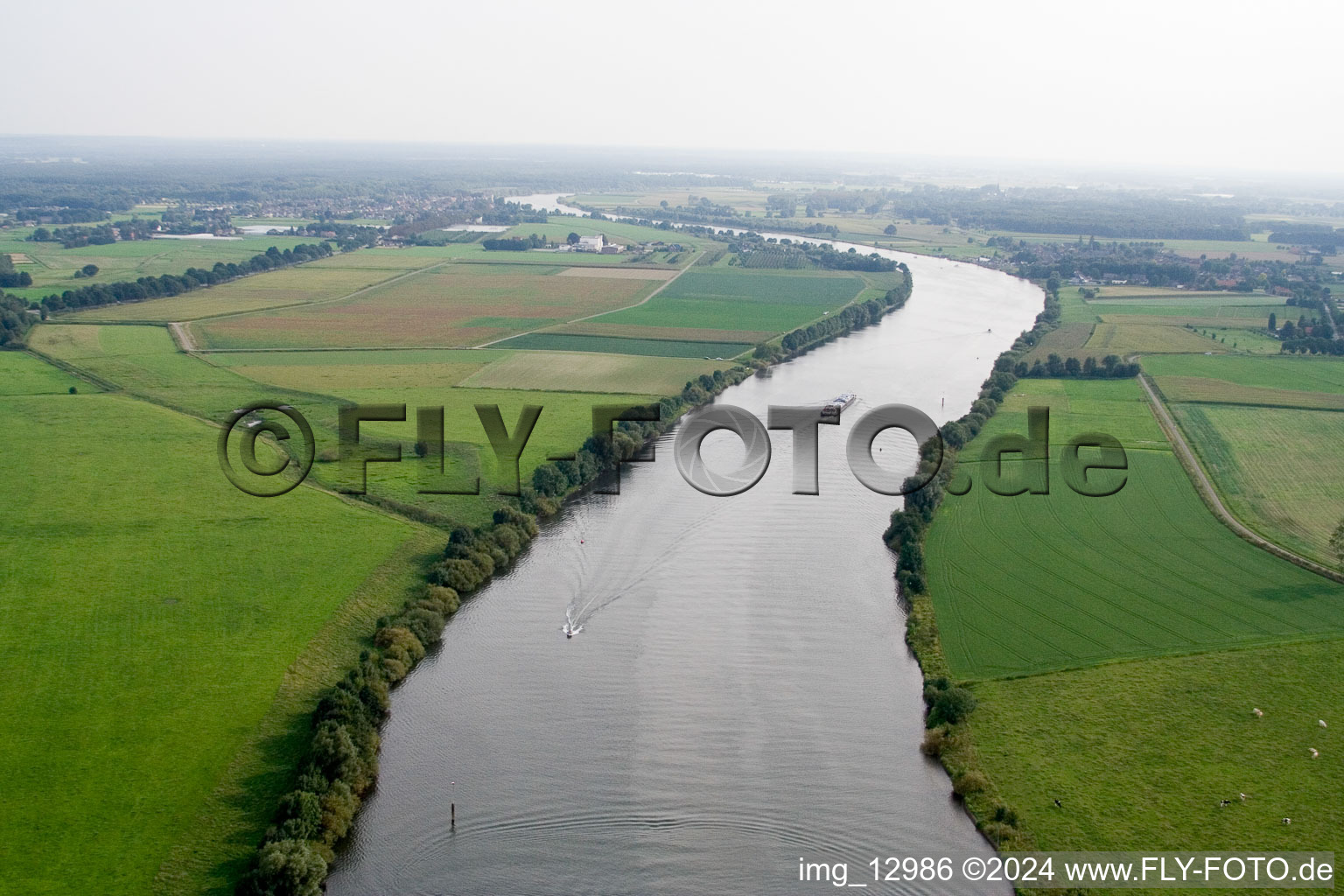 Drone recording of De Hamert in the state Limburg, Netherlands