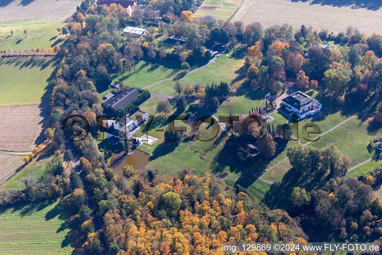 Former blacksmith's villa in the district Durlach in Karlsruhe in the state Baden-Wuerttemberg, Germany