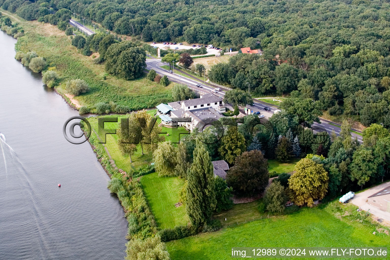 De Hamert in the state Limburg, Netherlands from a drone