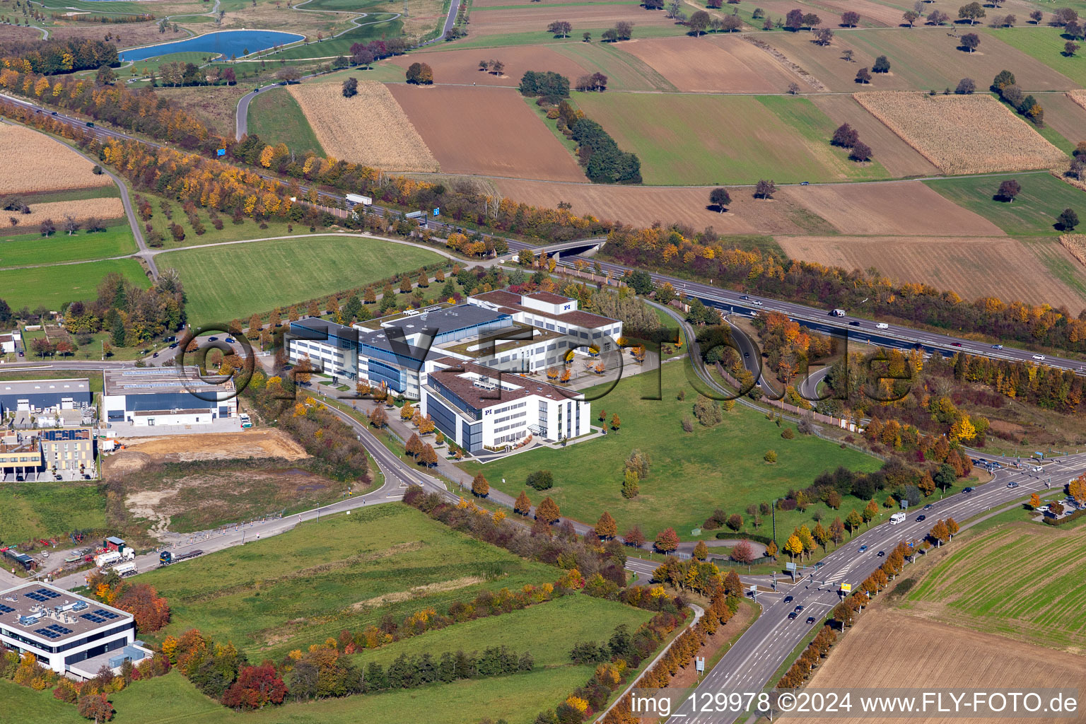 Physics Instruments (PI) GmbH & Co. KG in the district Stupferich in Karlsruhe in the state Baden-Wuerttemberg, Germany