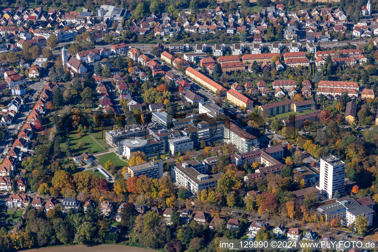 Deaconess Hospital Karlsruhe-Rüppurr in the district Rüppurr in Karlsruhe in the state Baden-Wuerttemberg, Germany