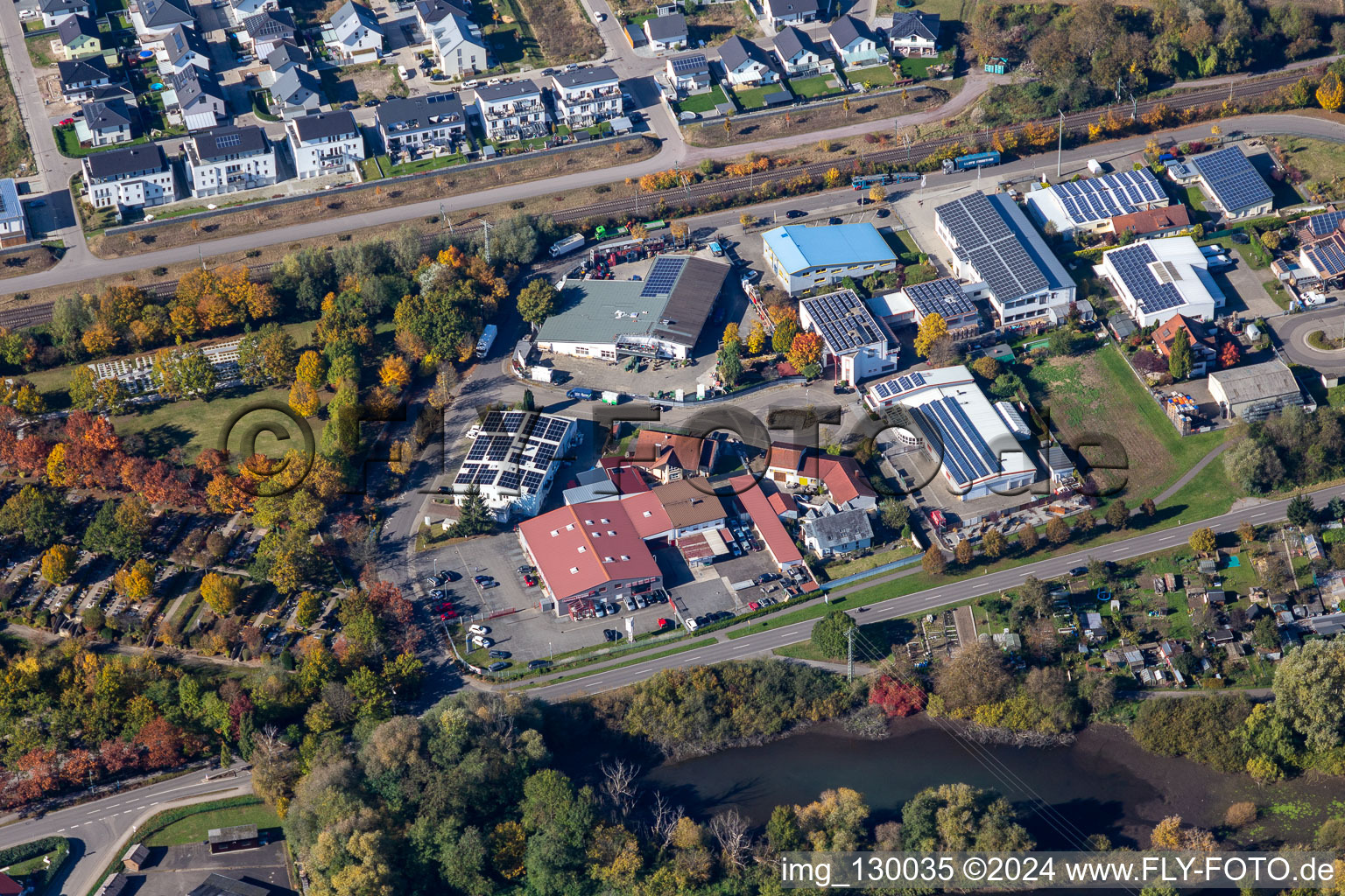 Car dealership Friedbert Hamm in Wörth am Rhein in the state Rhineland-Palatinate, Germany