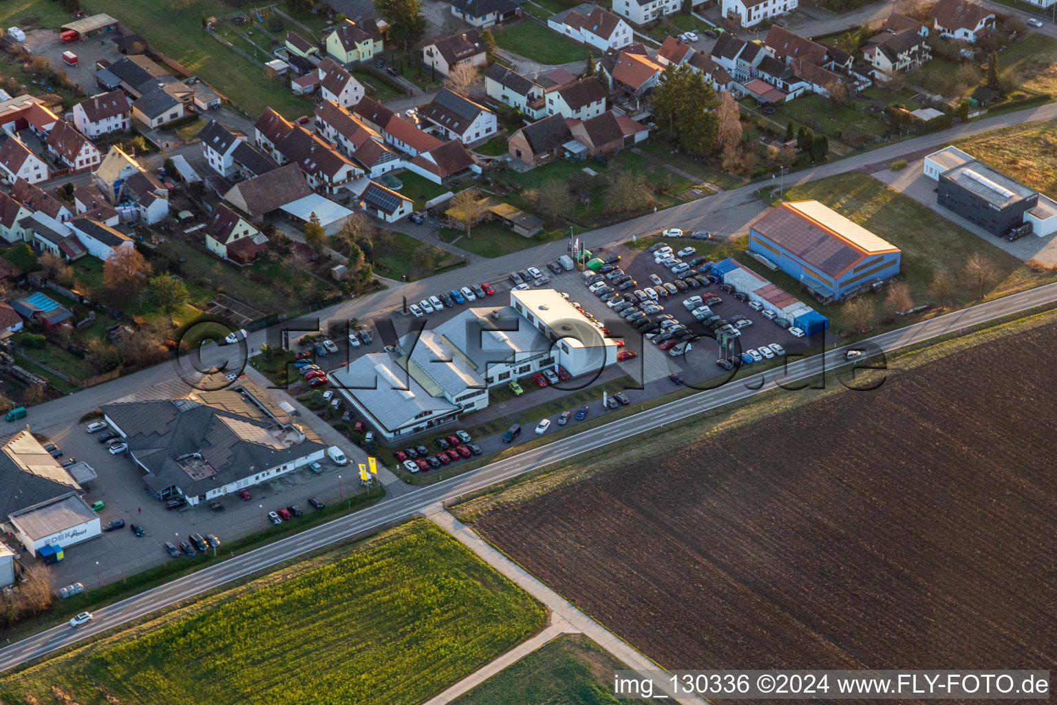 Viehstrich used car market in Steinfeld in the state Rhineland-Palatinate, Germany