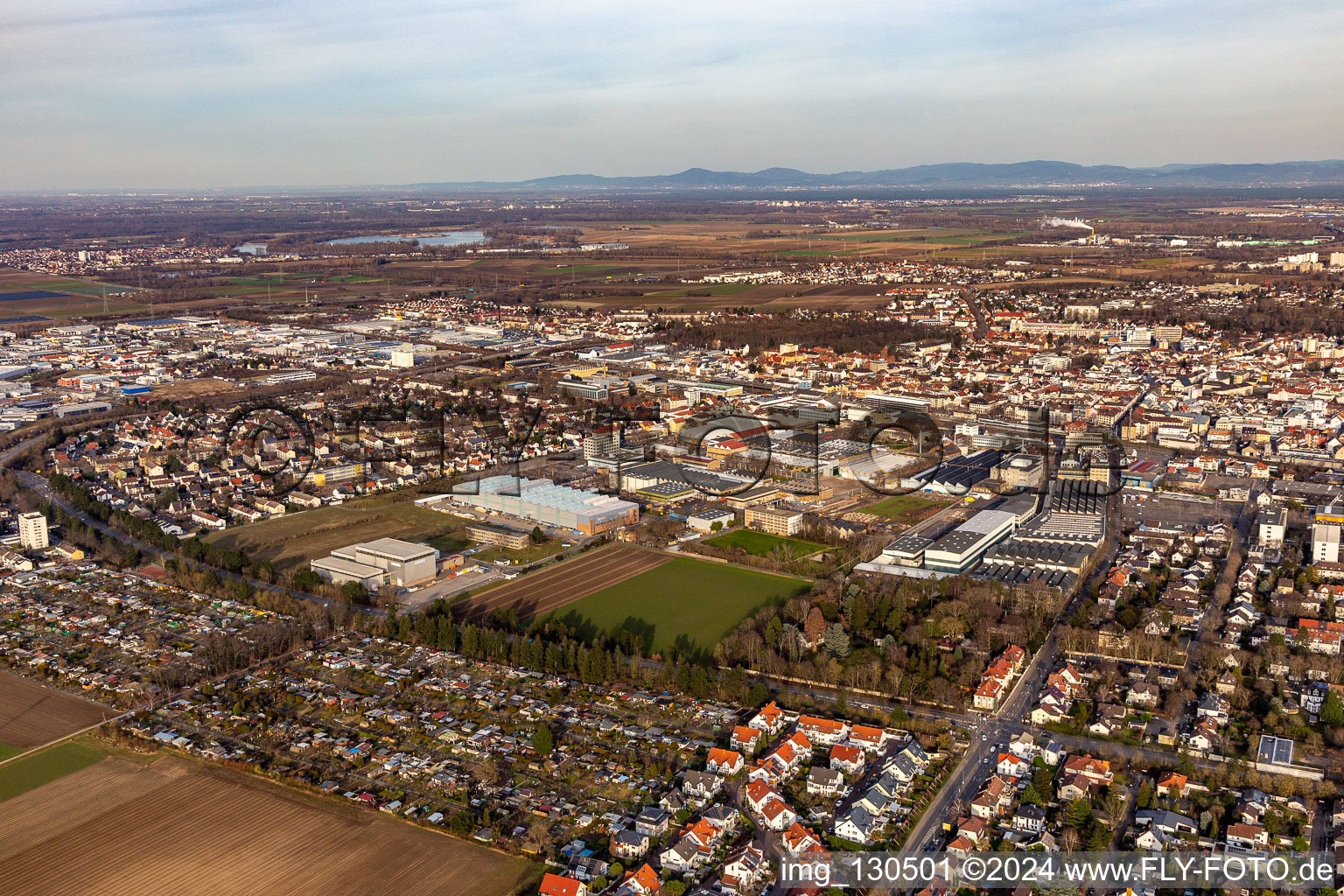 North in Frankenthal in the state Rhineland-Palatinate, Germany