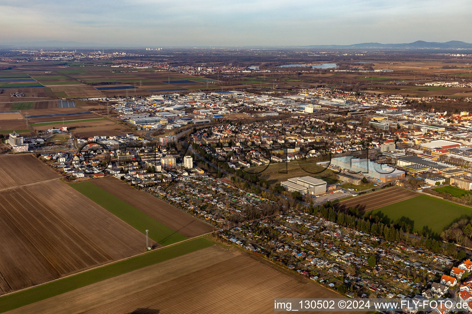 North Ring in Frankenthal in the state Rhineland-Palatinate, Germany