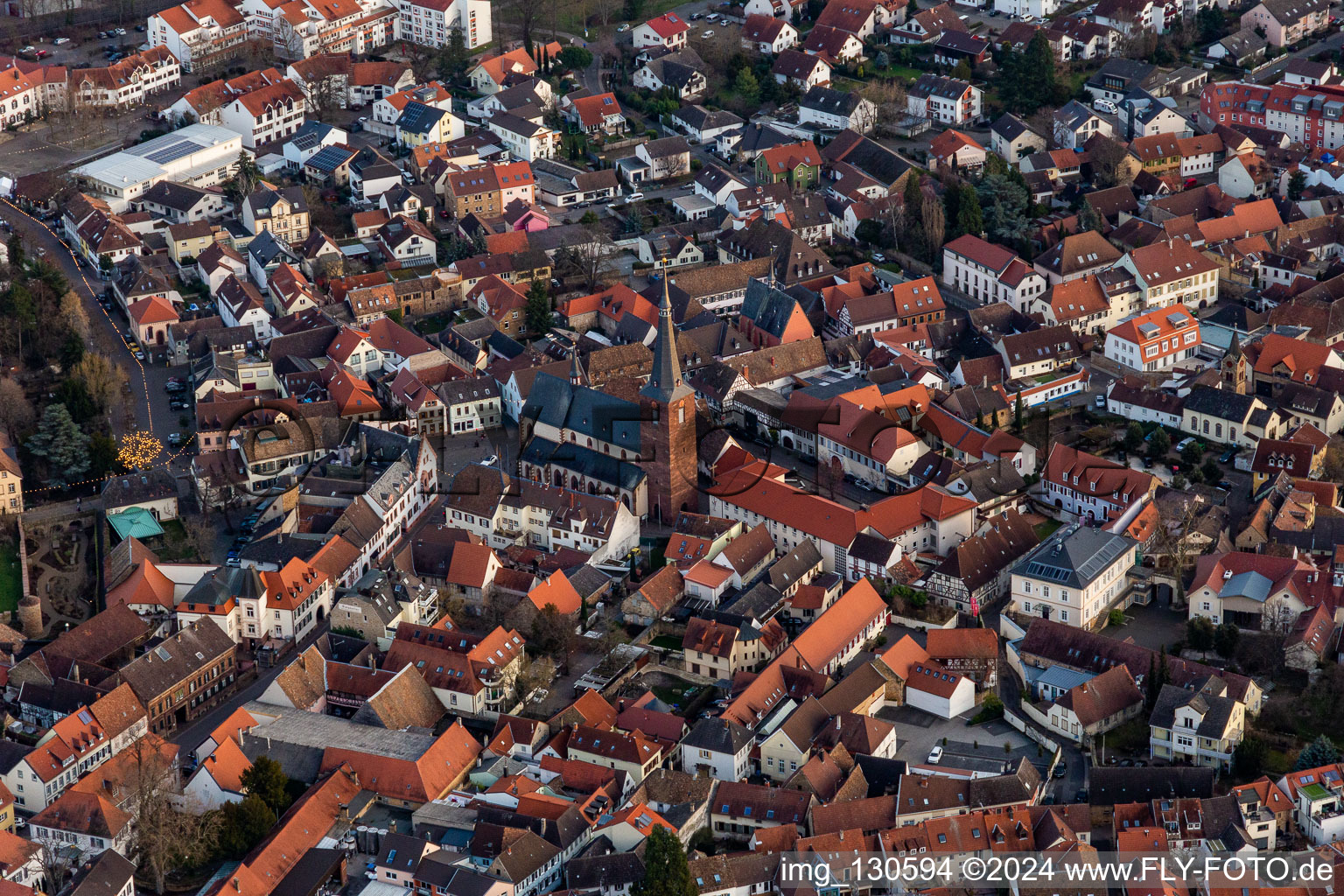 Parish Church of St. Urlrich in Deidesheim in the state Rhineland-Palatinate, Germany