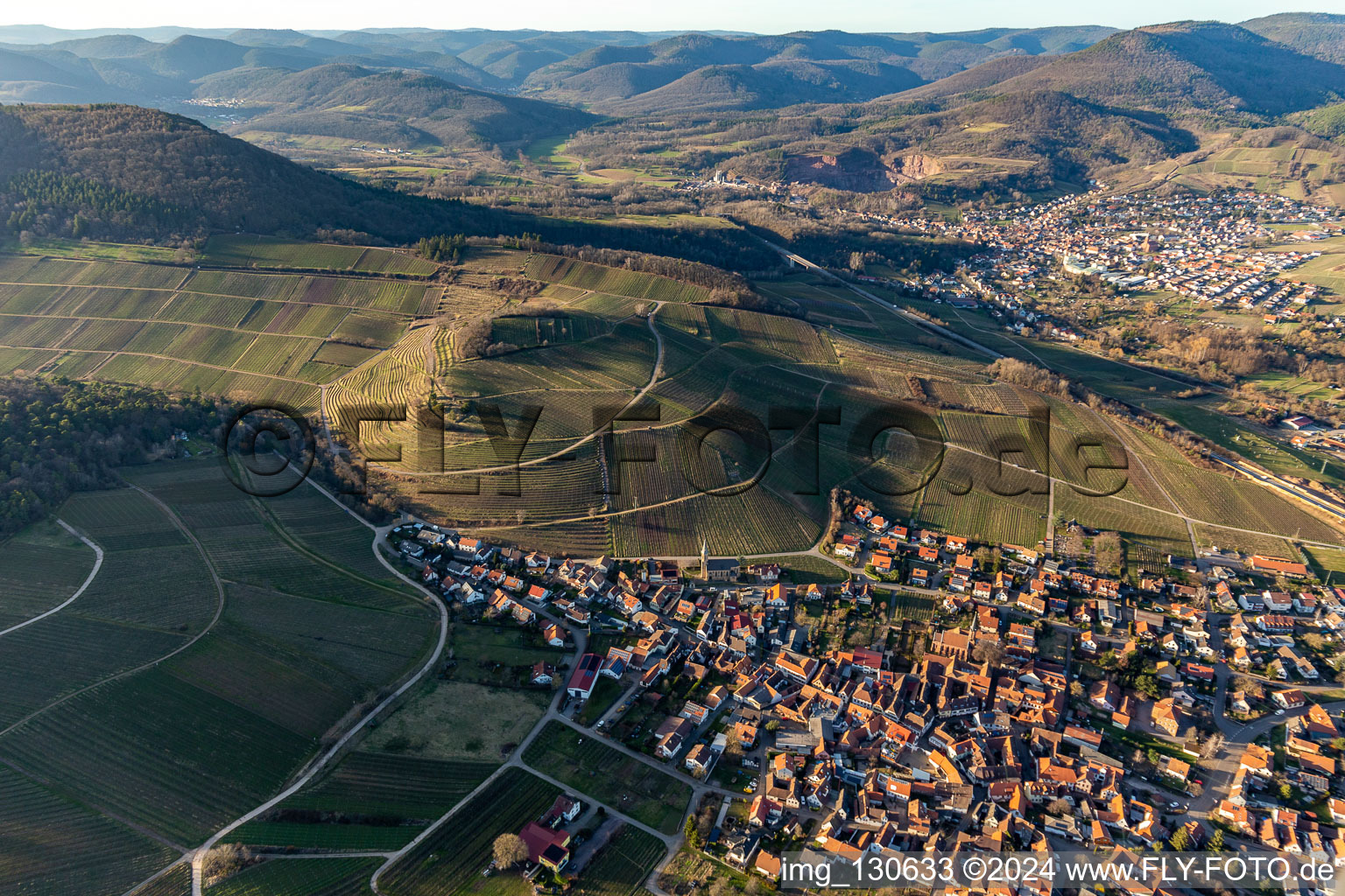 Keschdebusch in Birkweiler in the state Rhineland-Palatinate, Germany