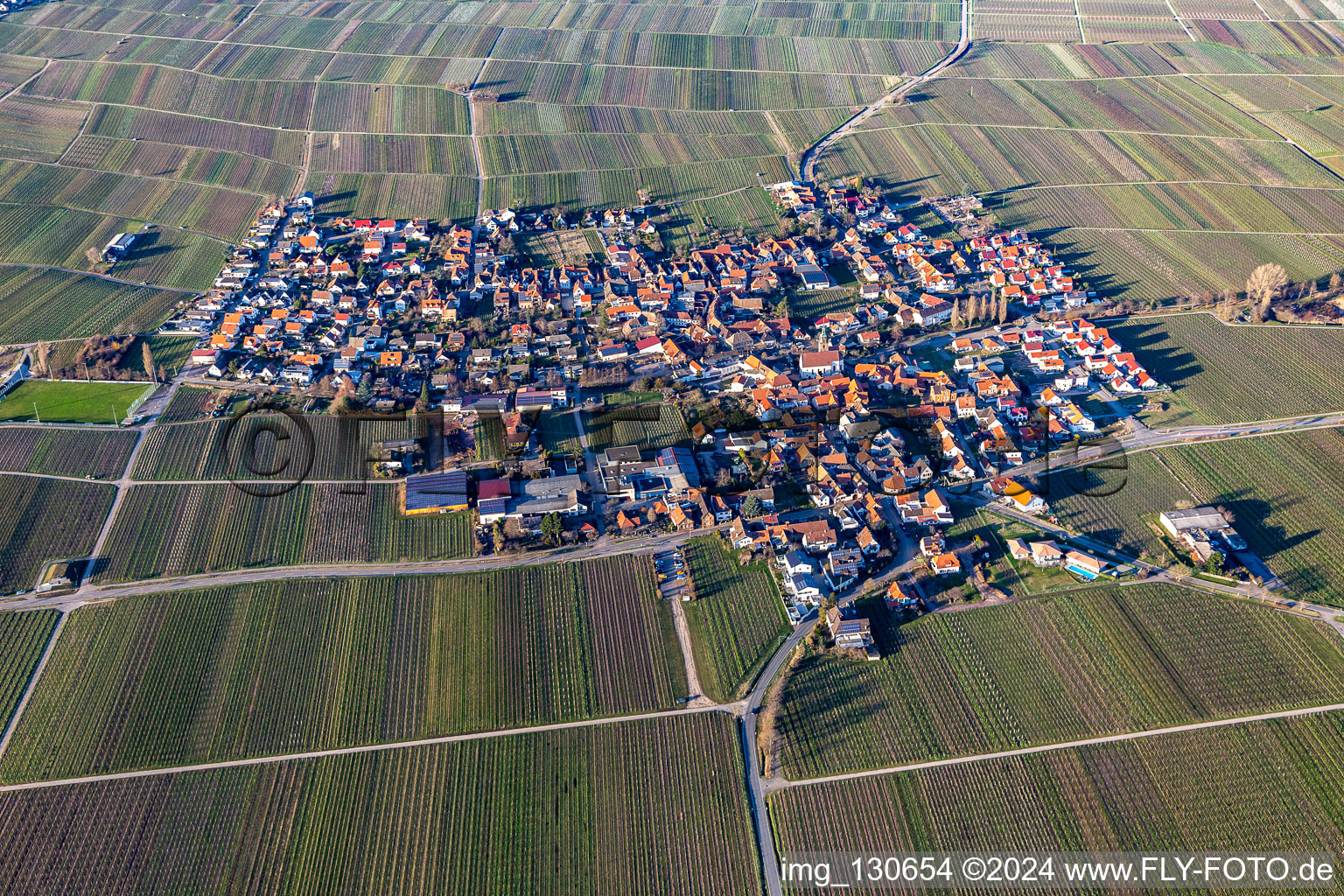 Wine town in Baroque in Hainfeld in the state Rhineland-Palatinate, Germany